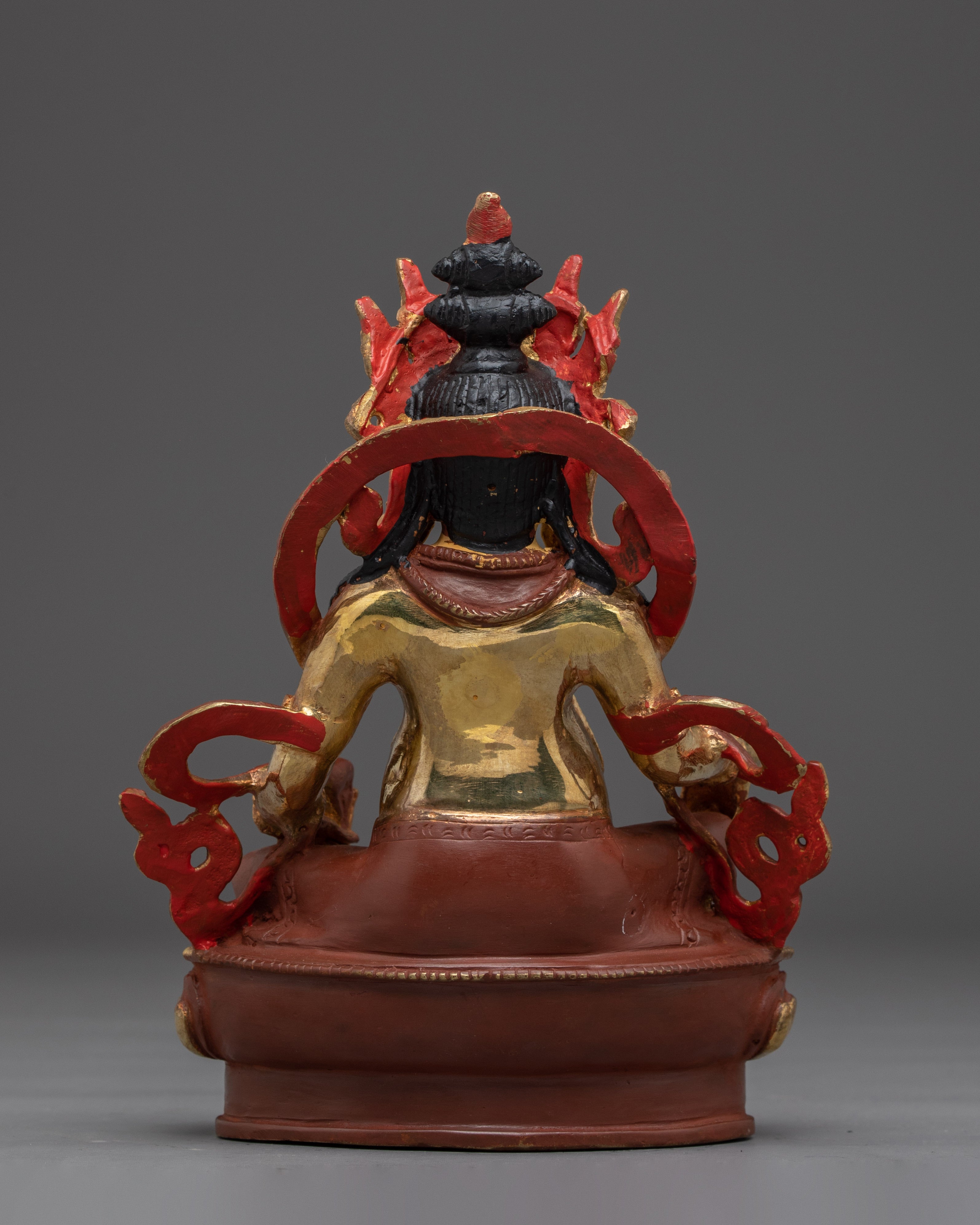 Tibetan Ritual Statue of Dzambhala | Prosperity Altar Deity