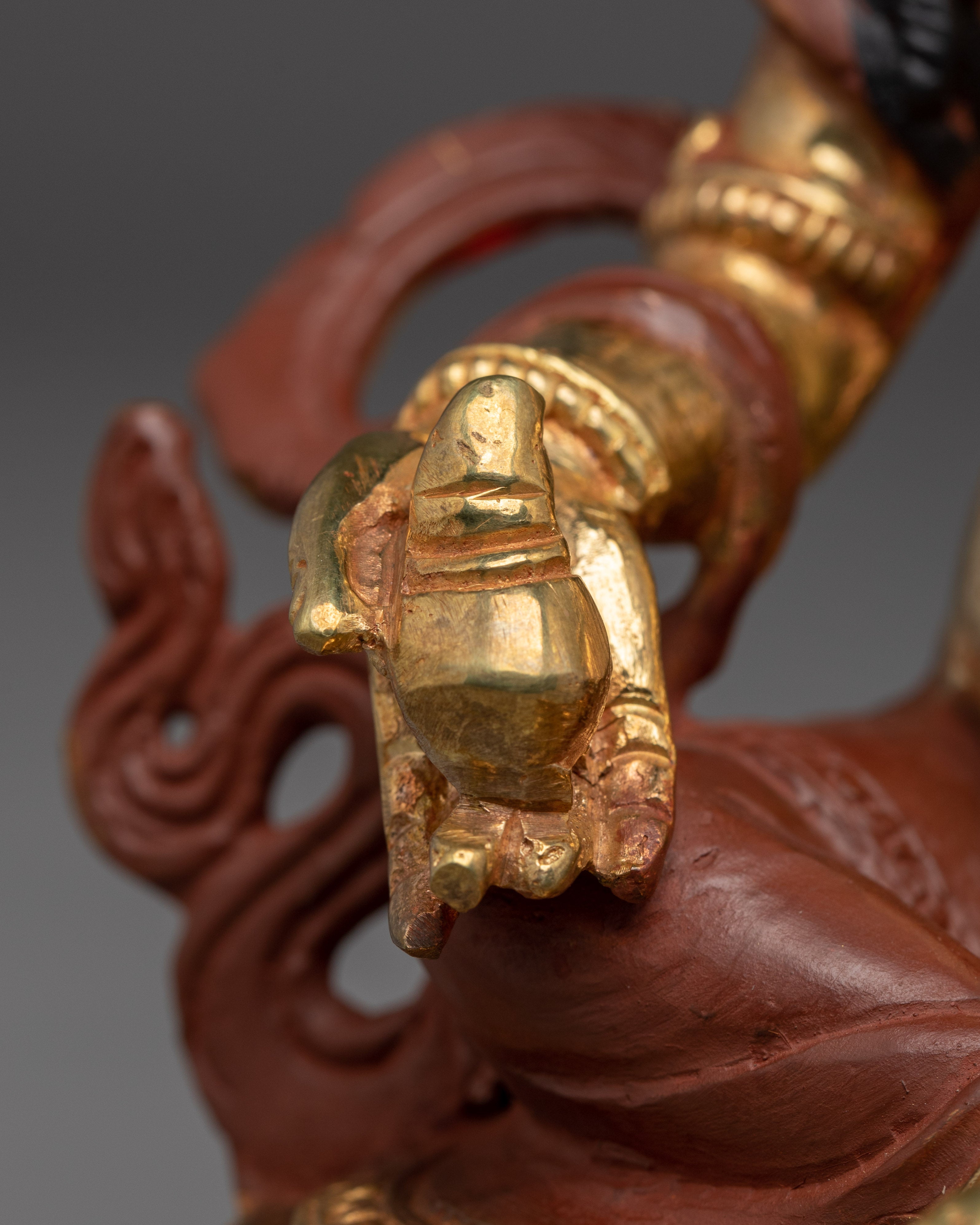 Tibetan Ritual Statue of Dzambhala | Prosperity Altar Deity