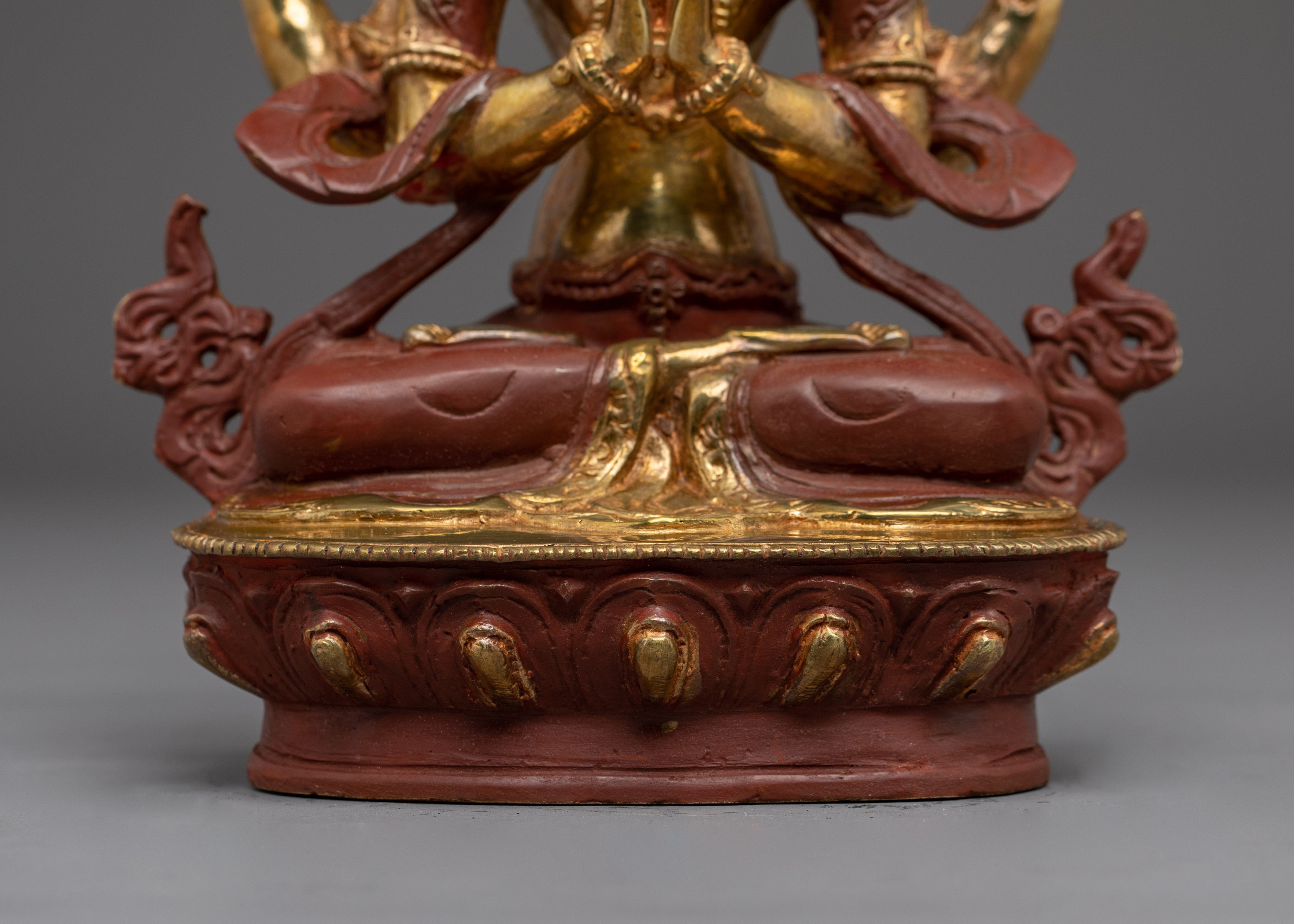 Handmade Sculpture of Chenrezig | Also Known as Avalokiteshvara