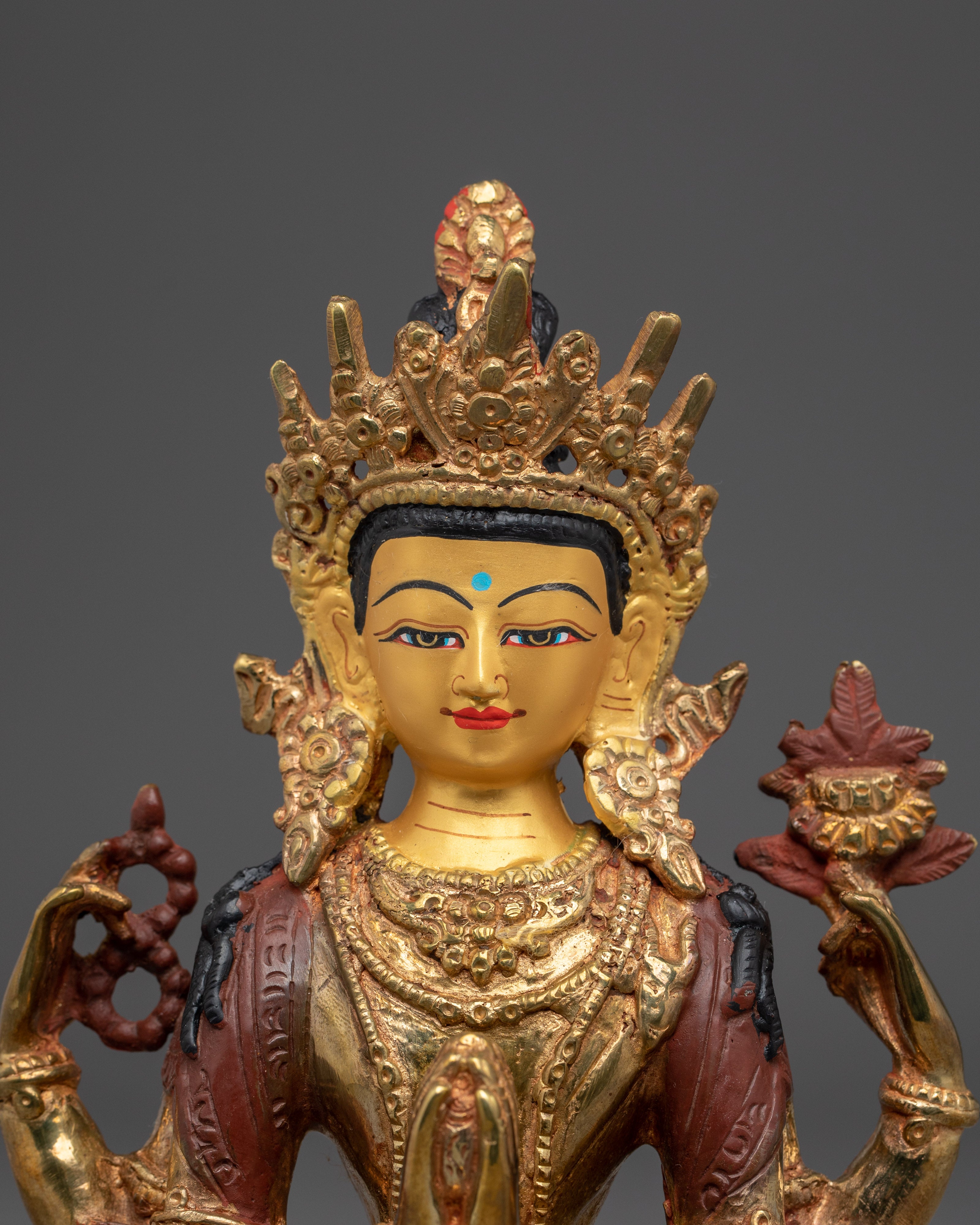 Handmade Sculpture of Chenrezig | Also Known as Avalokiteshvara
