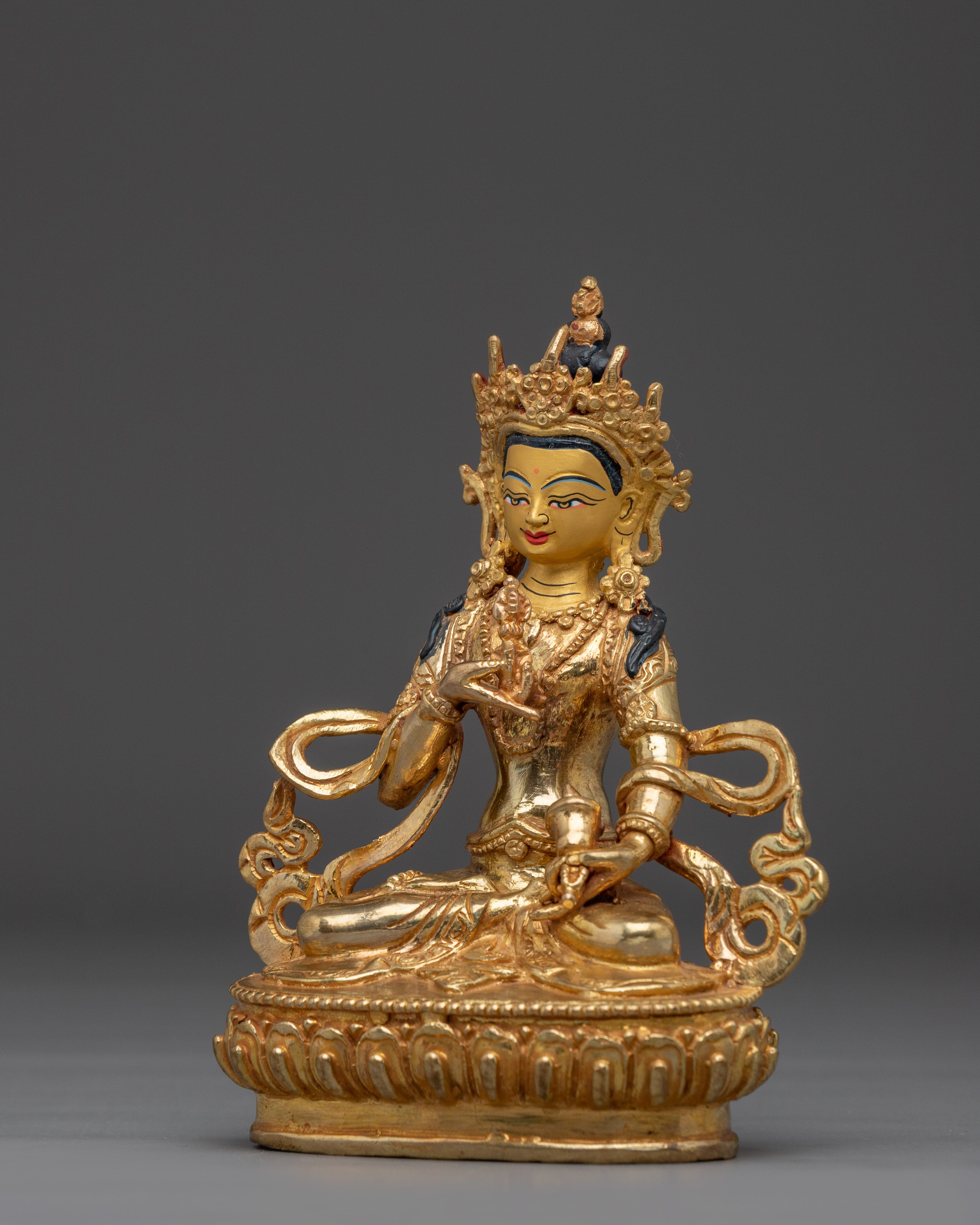 Handmade Golden Buddhist Deity Vajrasattva | The Thunderbolt Being