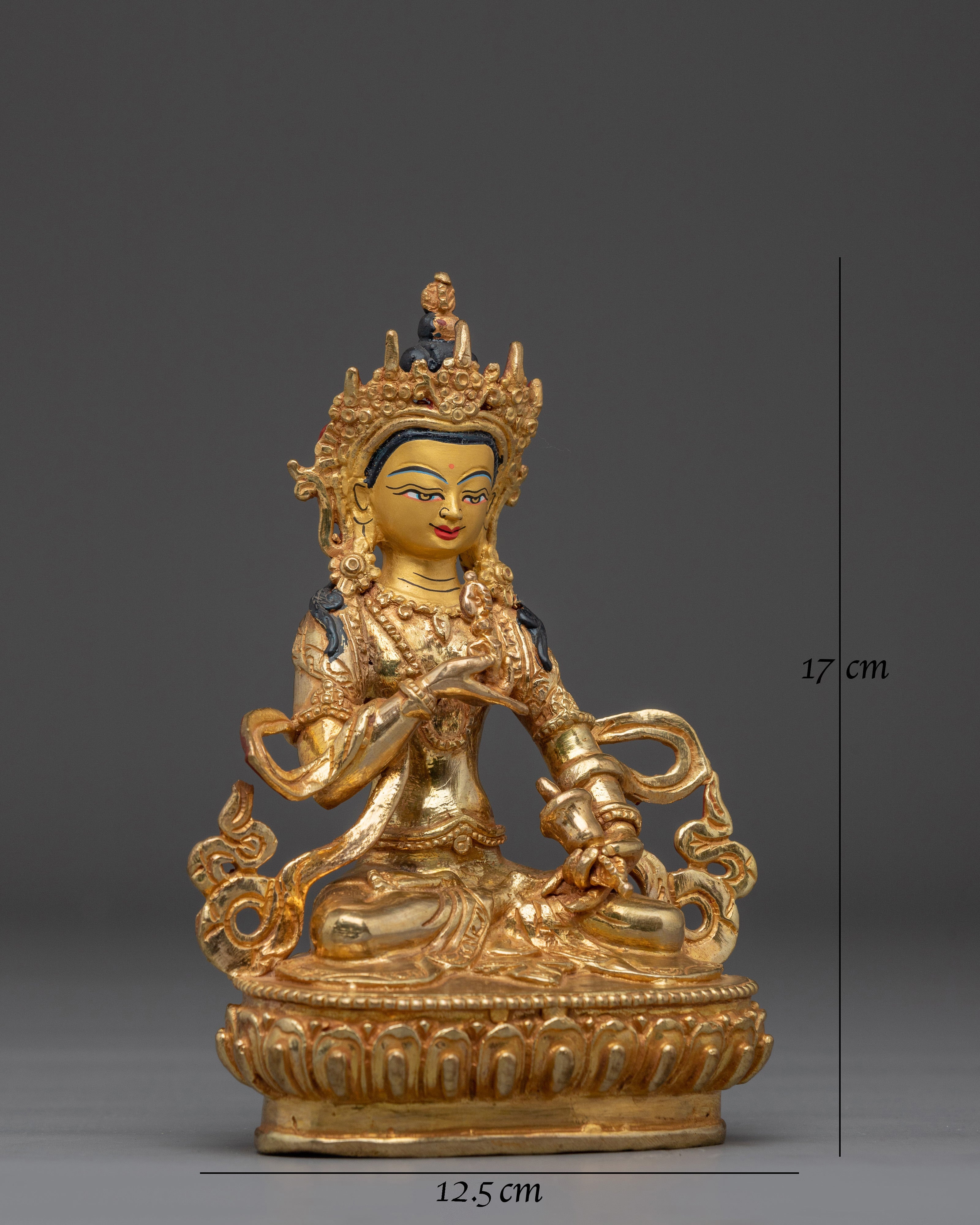 Handmade Golden Buddhist Deity Vajrasattva | The Thunderbolt Being