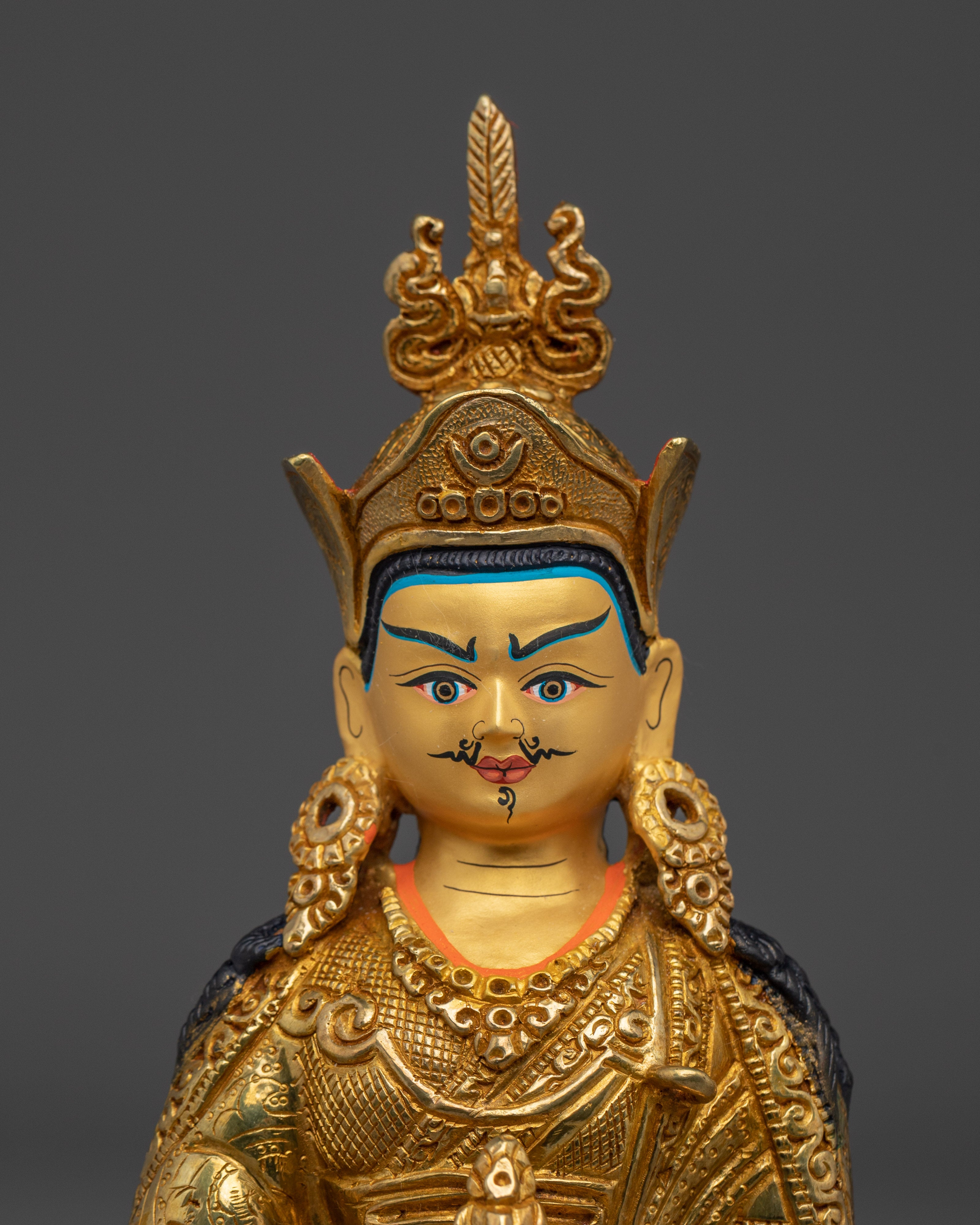 Radiant Guru Rinpoche Statue | Vajra Master Padmasambhava Sculpture
