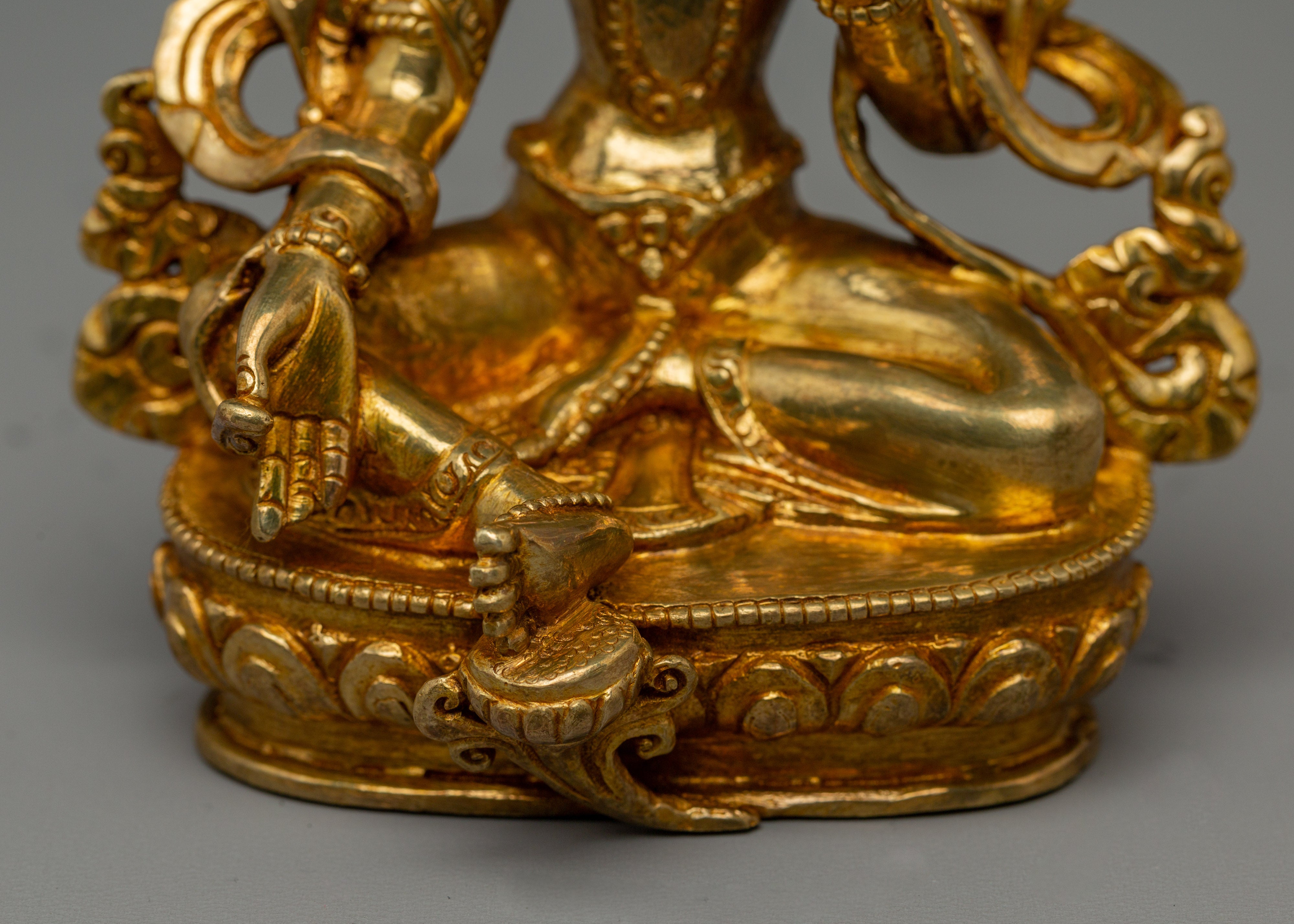 Bodhisattva Green Tara Copper Statue | Mother of All Buddhas