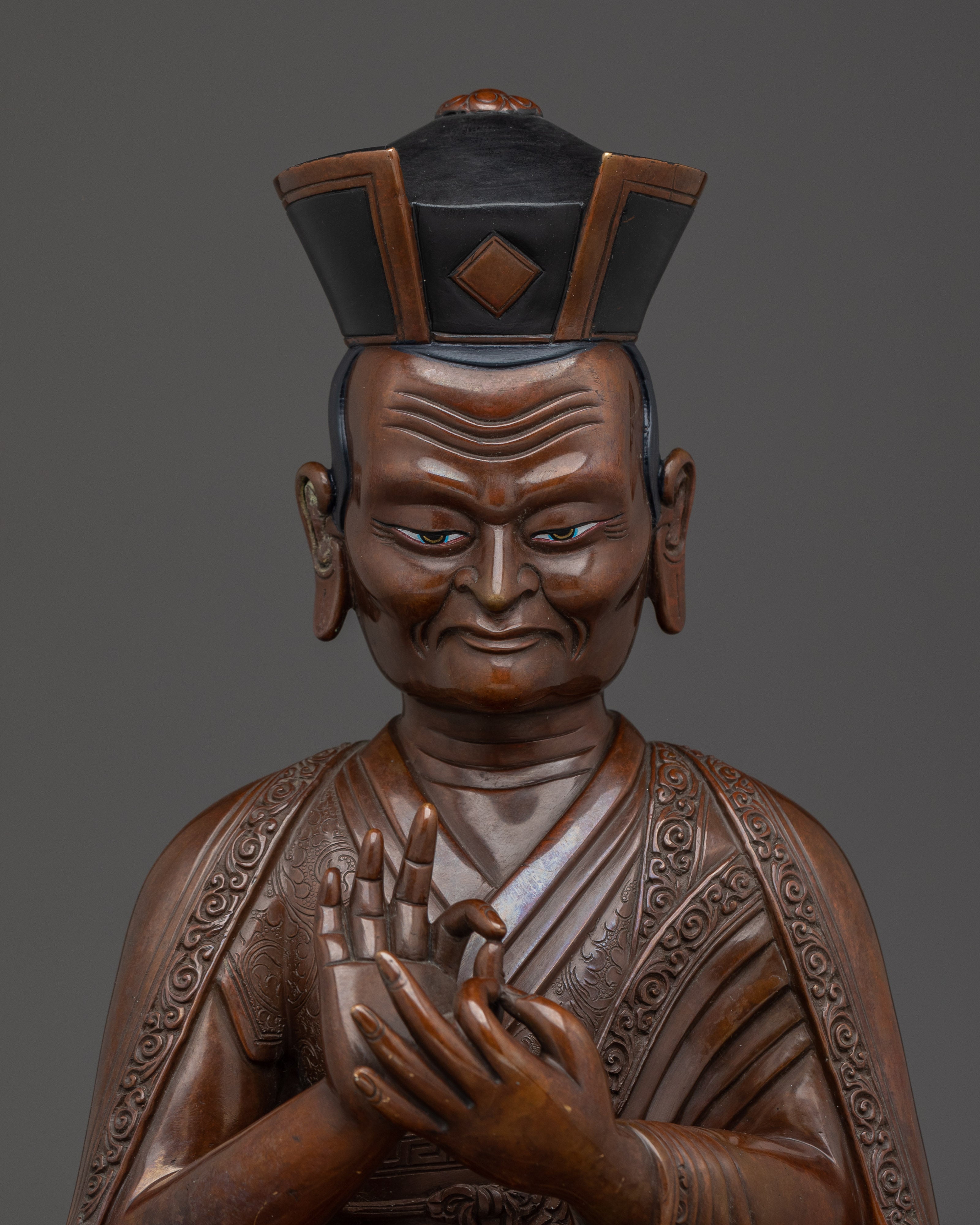 First Karmapa Statue | First head of the Karma Kagyu lineage