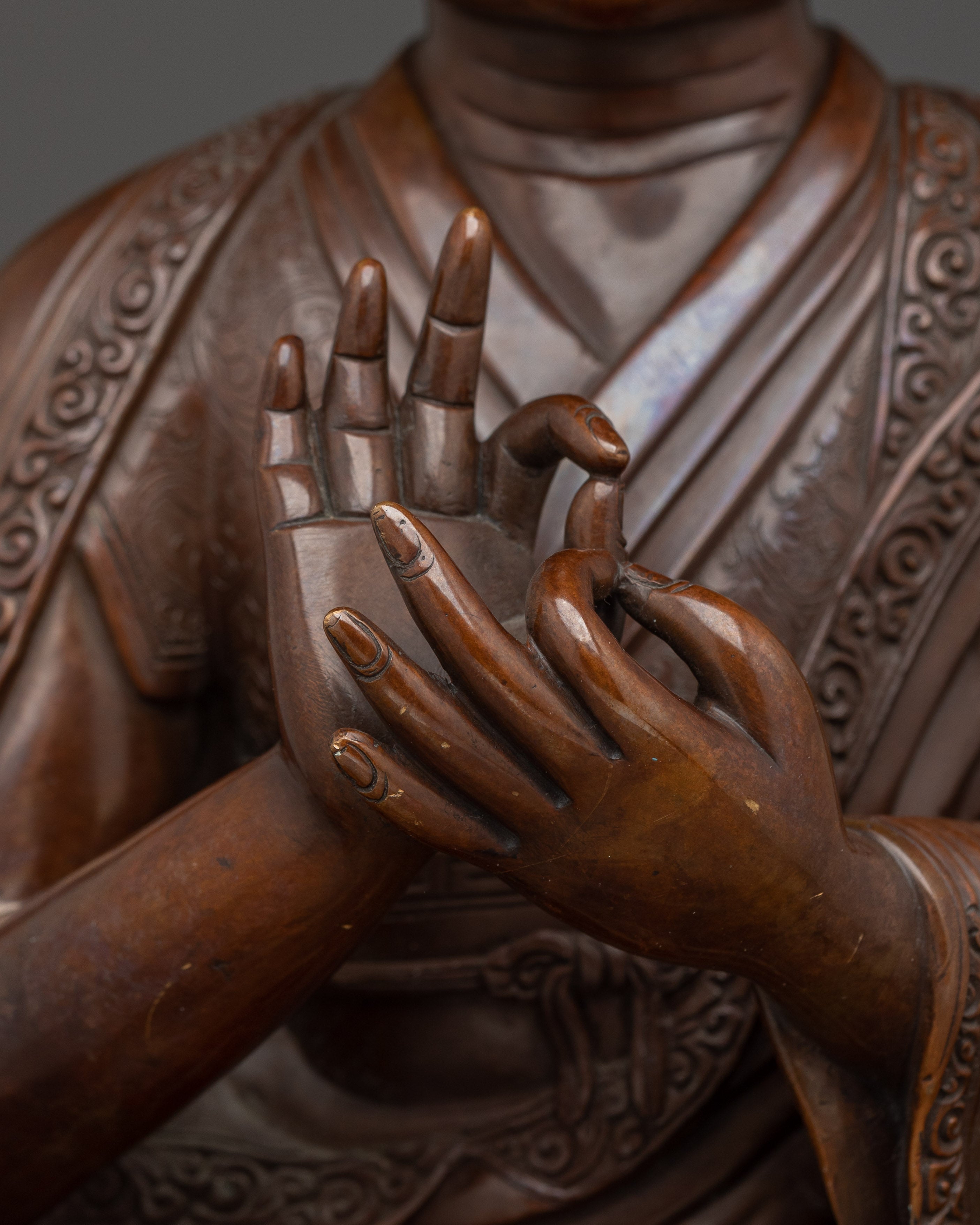 First Karmapa Statue | First head of the Karma Kagyu lineage