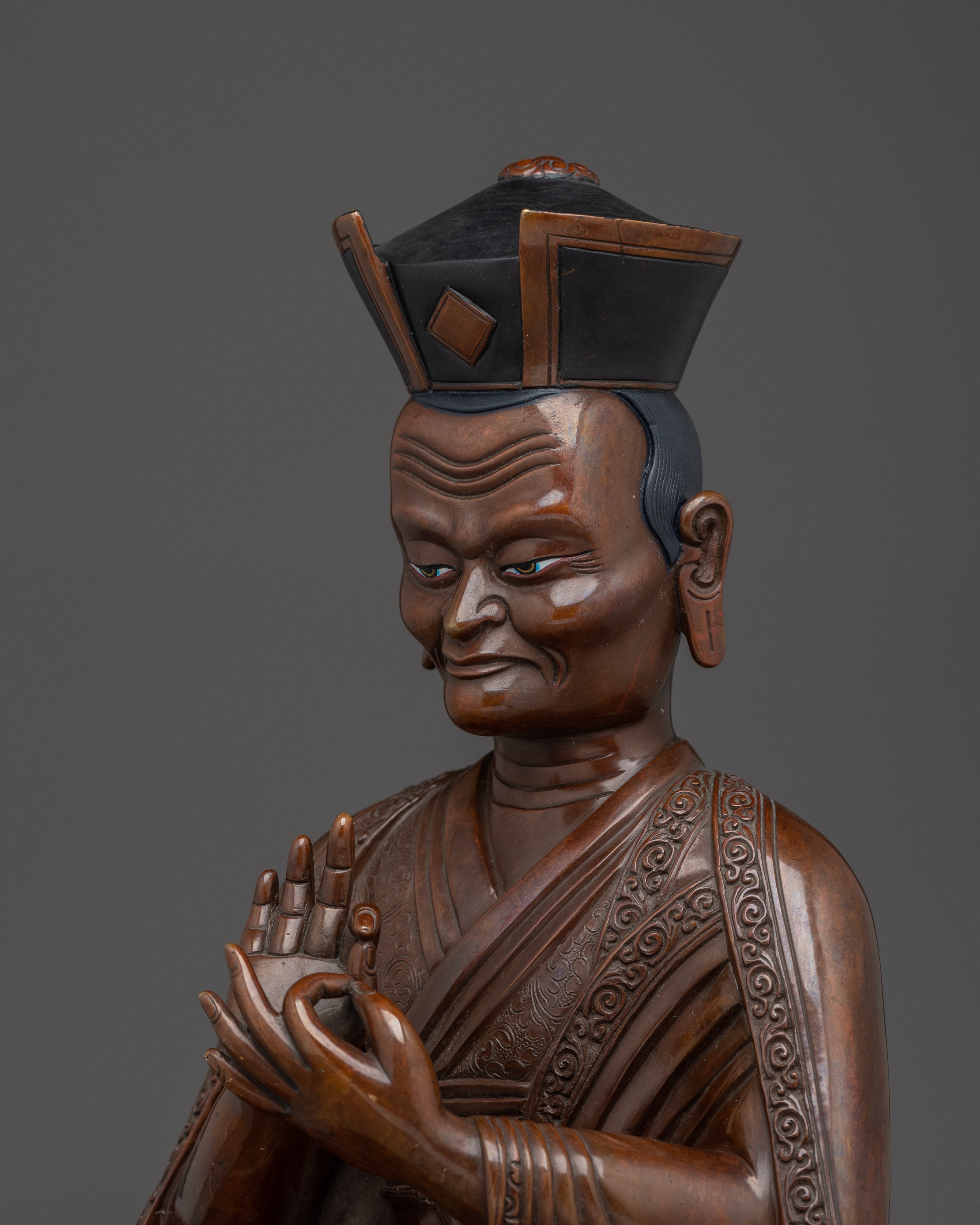 First Karmapa Statue | First head of the Karma Kagyu lineage