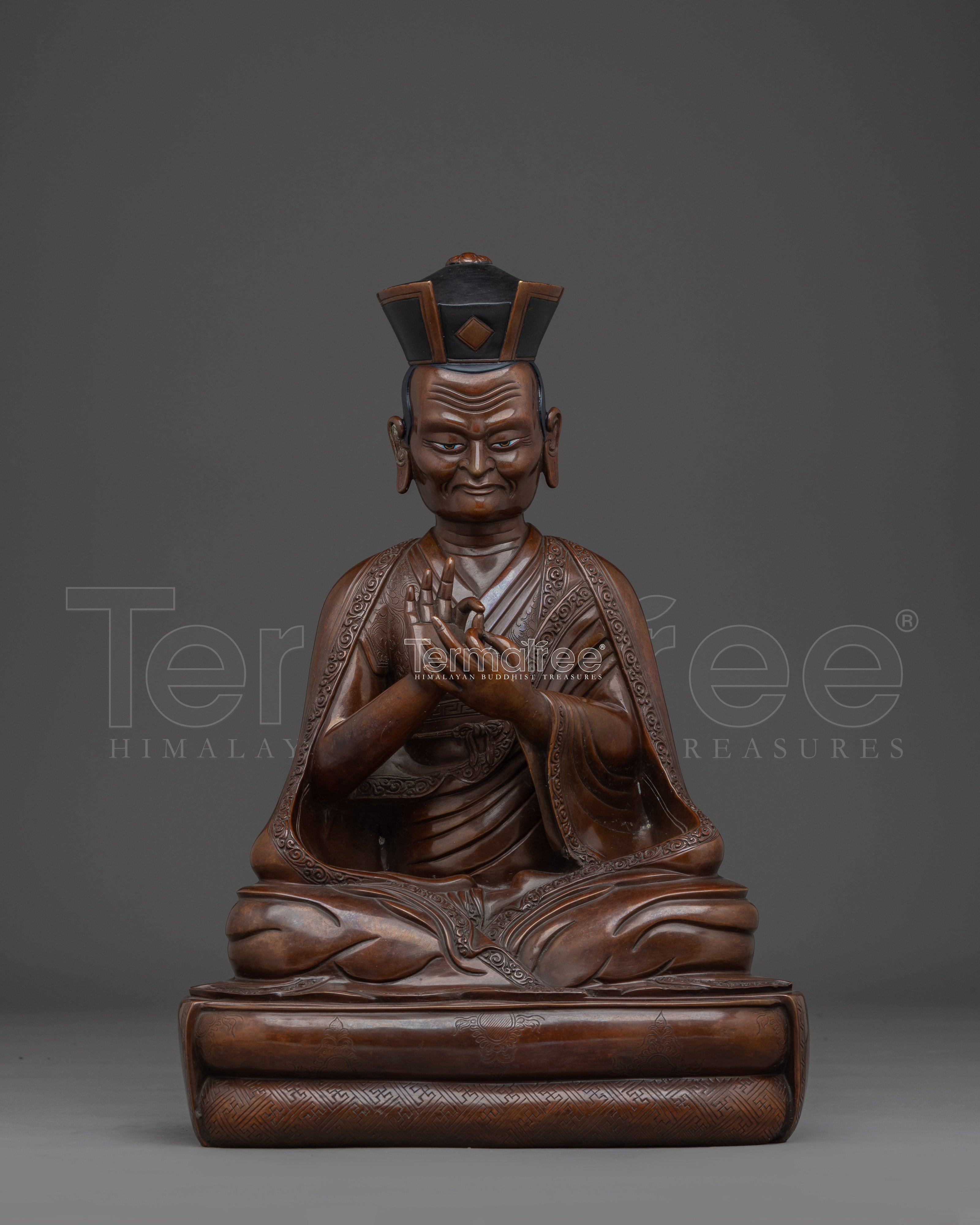 First Karmapa Statue | First head of the Karma Kagyu lineage