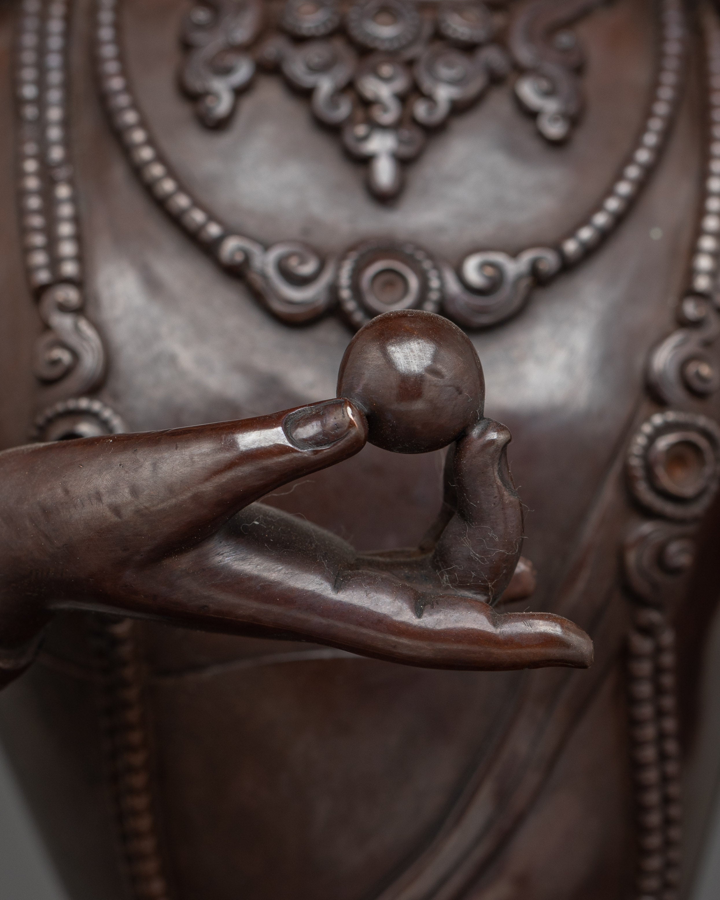 Tibetan Deity Kshitigarbha Sculpture | Japanese Jizo