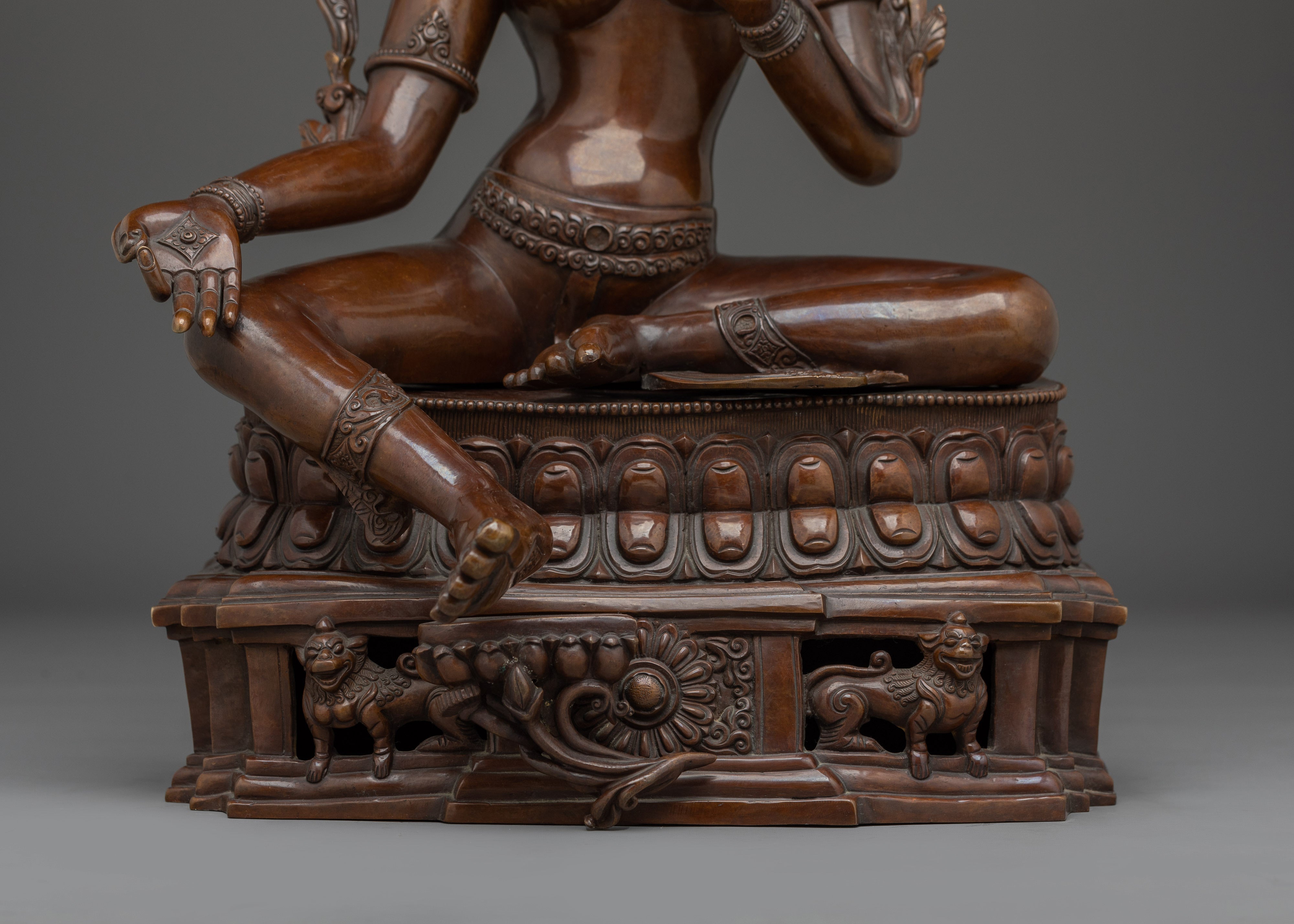 Spiritual Deity Green Tara Figurine | Enlightened Deity