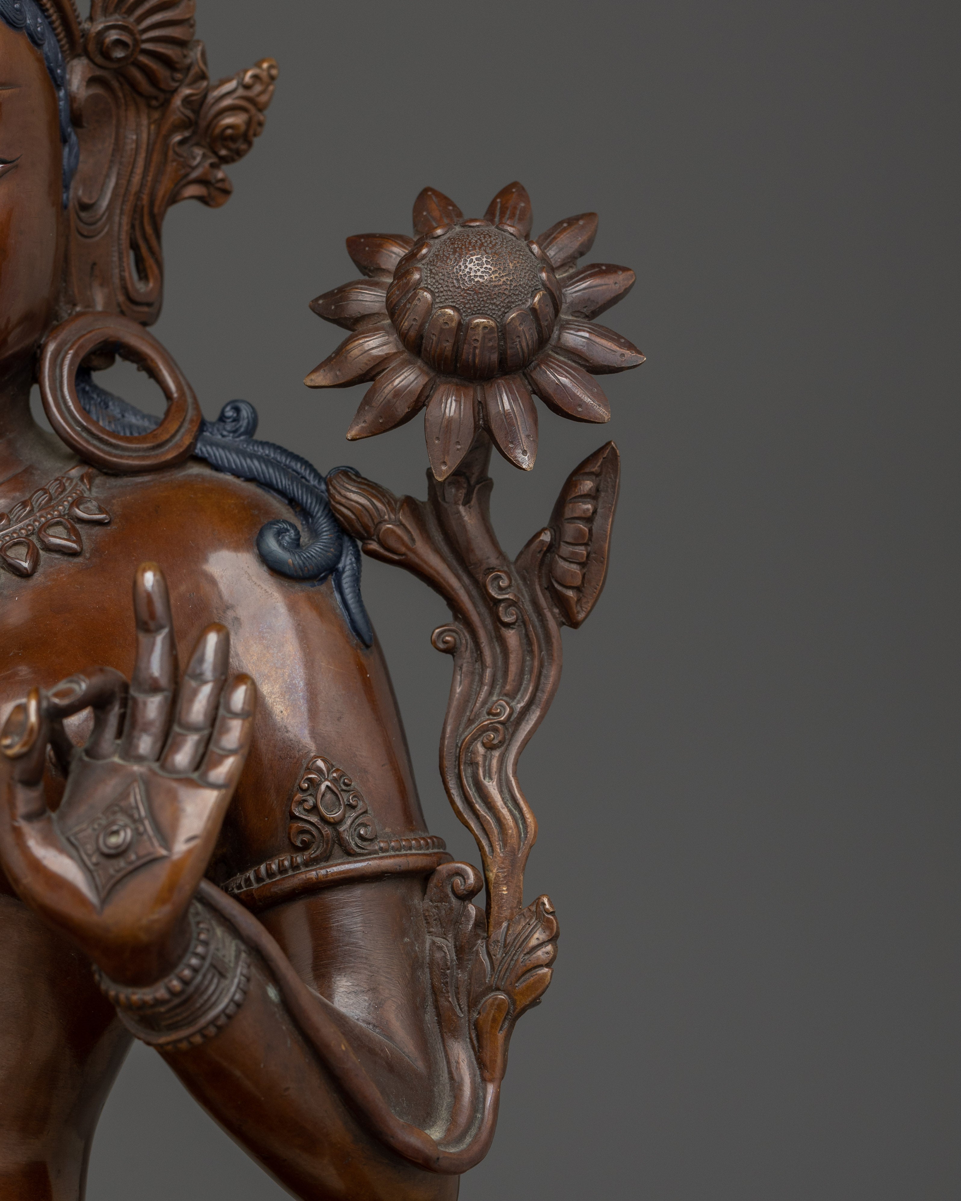 Spiritual Deity Green Tara Figurine | Enlightened Deity