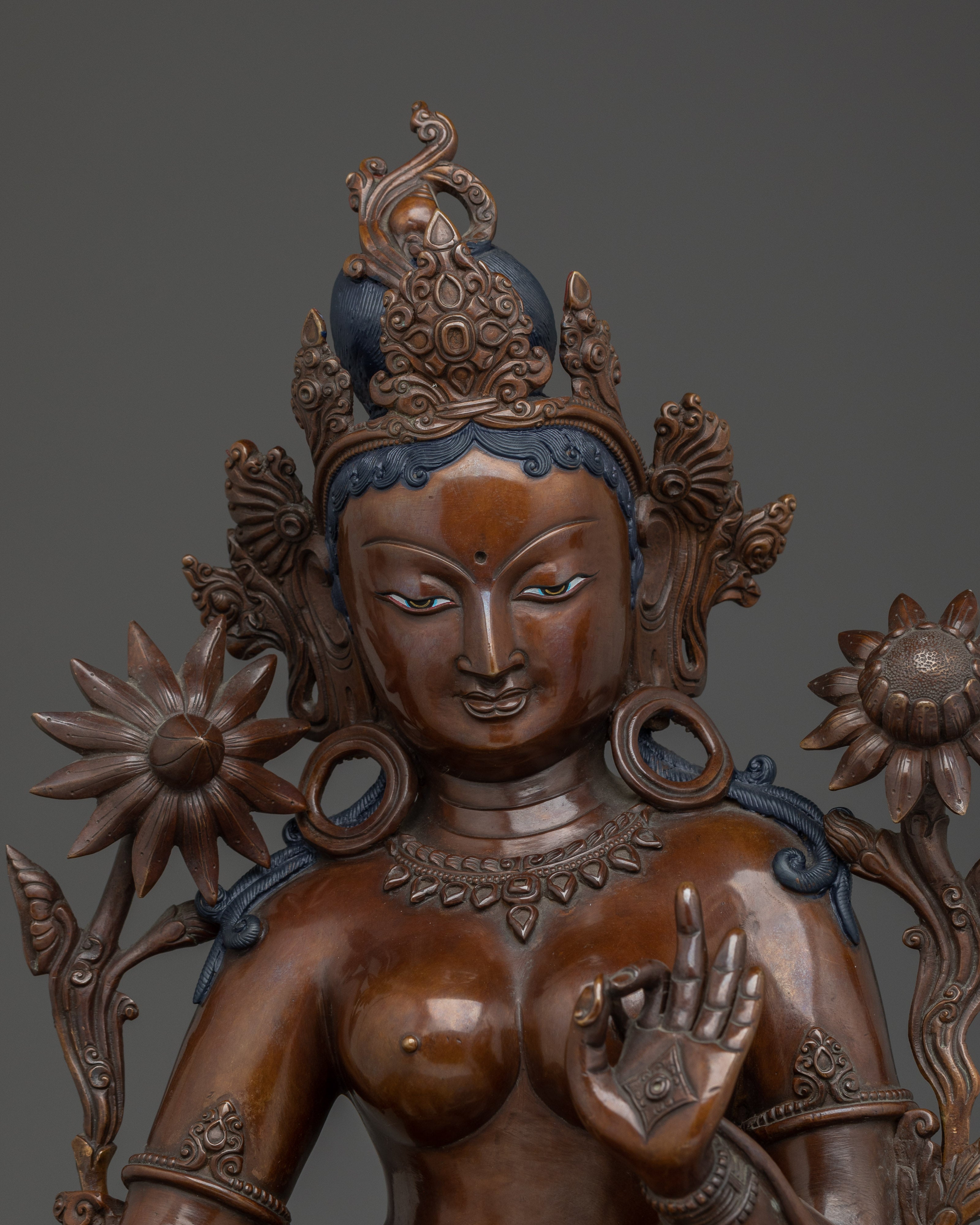 Spiritual Deity Green Tara Figurine | Enlightened Deity