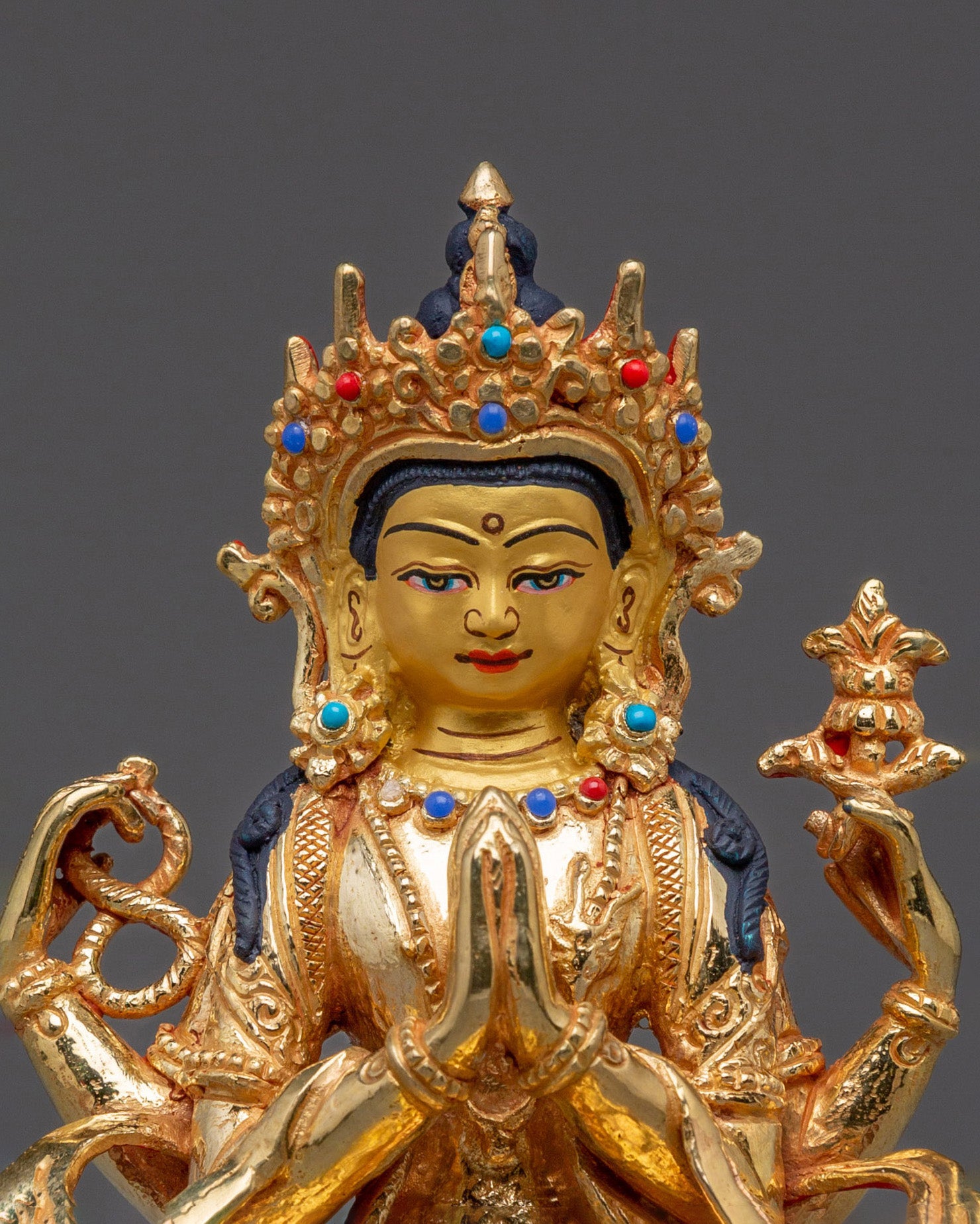 Protective Bodhisattva Chenrezig Statue | The one who looks with unwavering eye