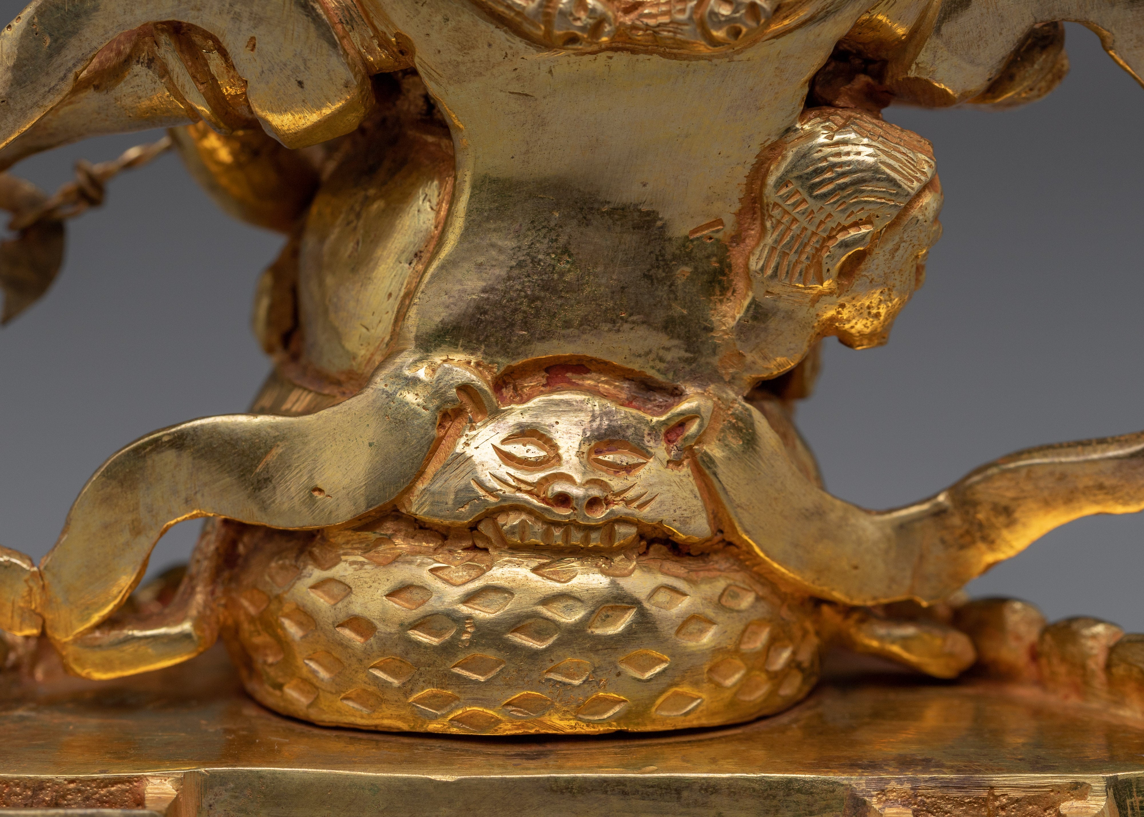 Wrathful Rahula Statue | Buddhist Wordly Protector