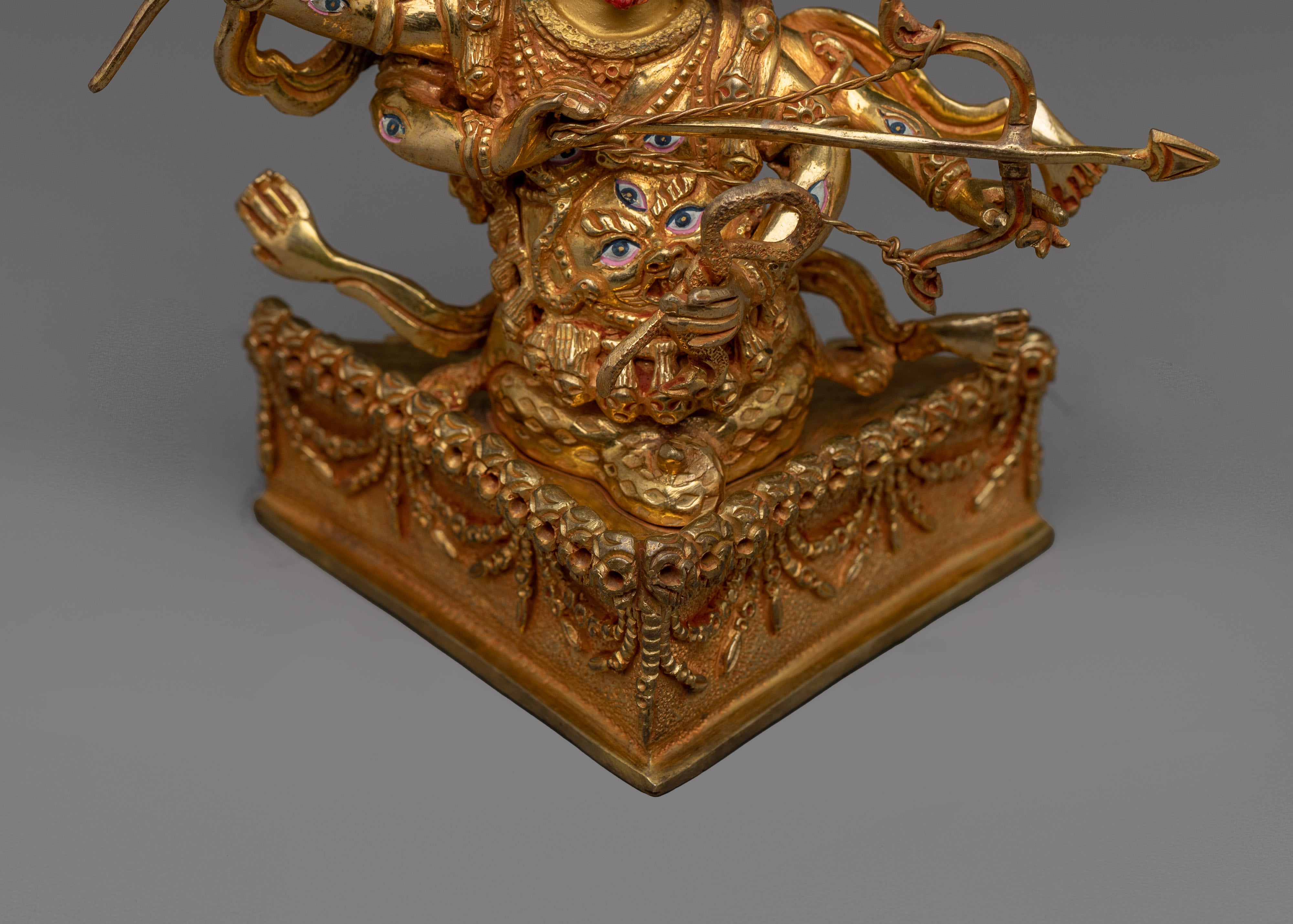 Wrathful Rahula Statue | Buddhist Wordly Protector