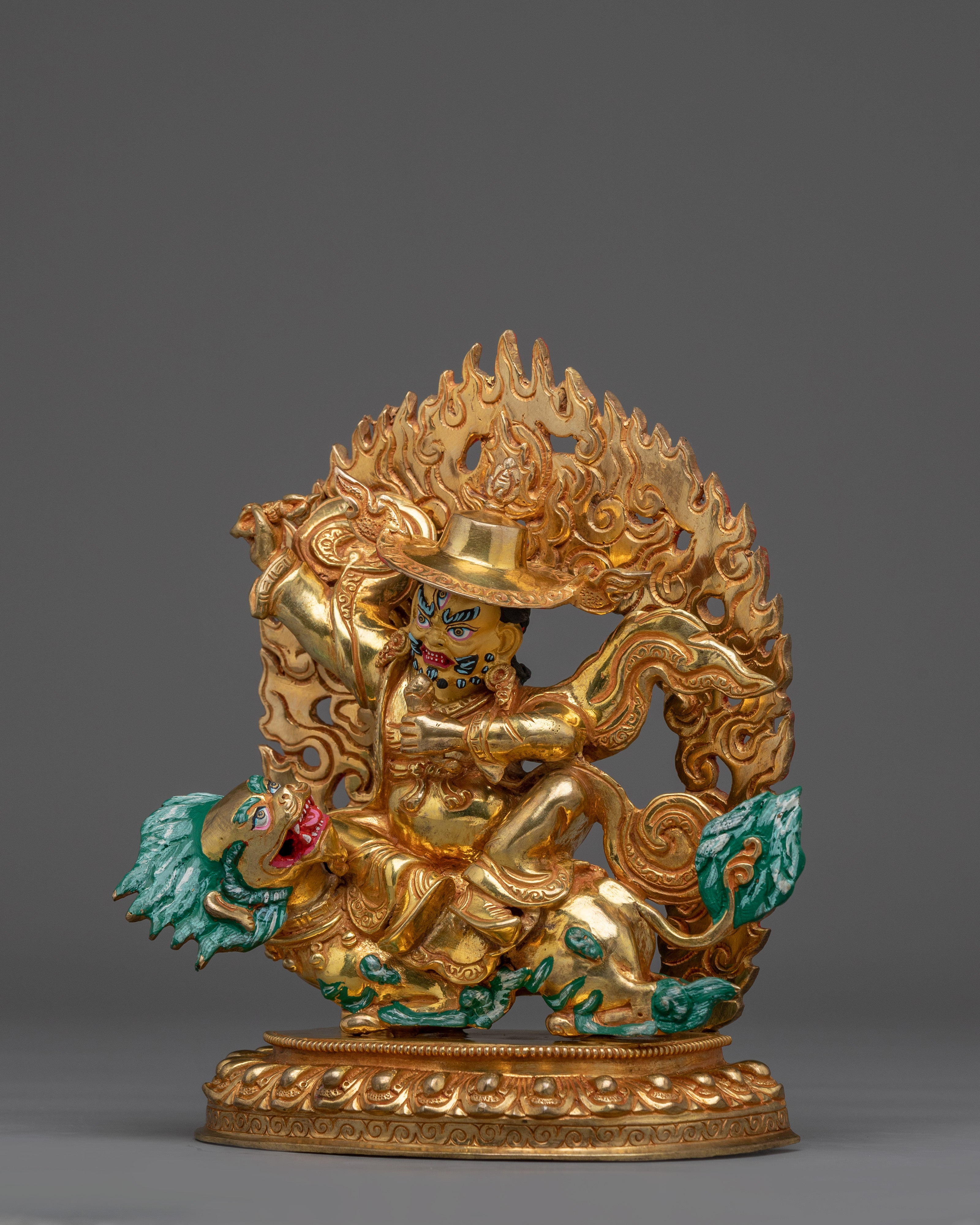 Buddhist Deity Dorje Legpa Statue | Buddhist Worldly Protector