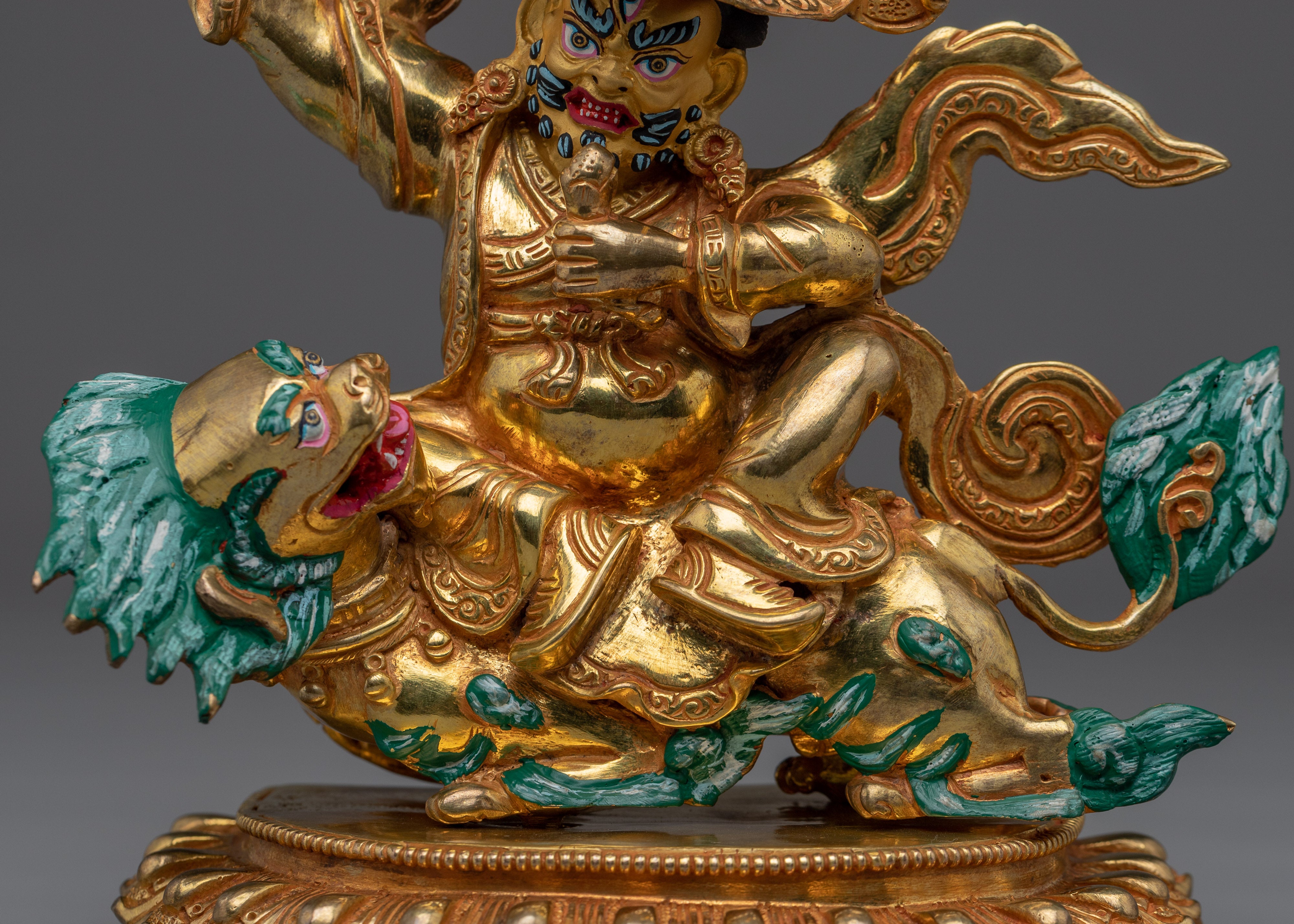 Buddhist Deity Dorje Legpa Statue | Buddhist Worldly Protector