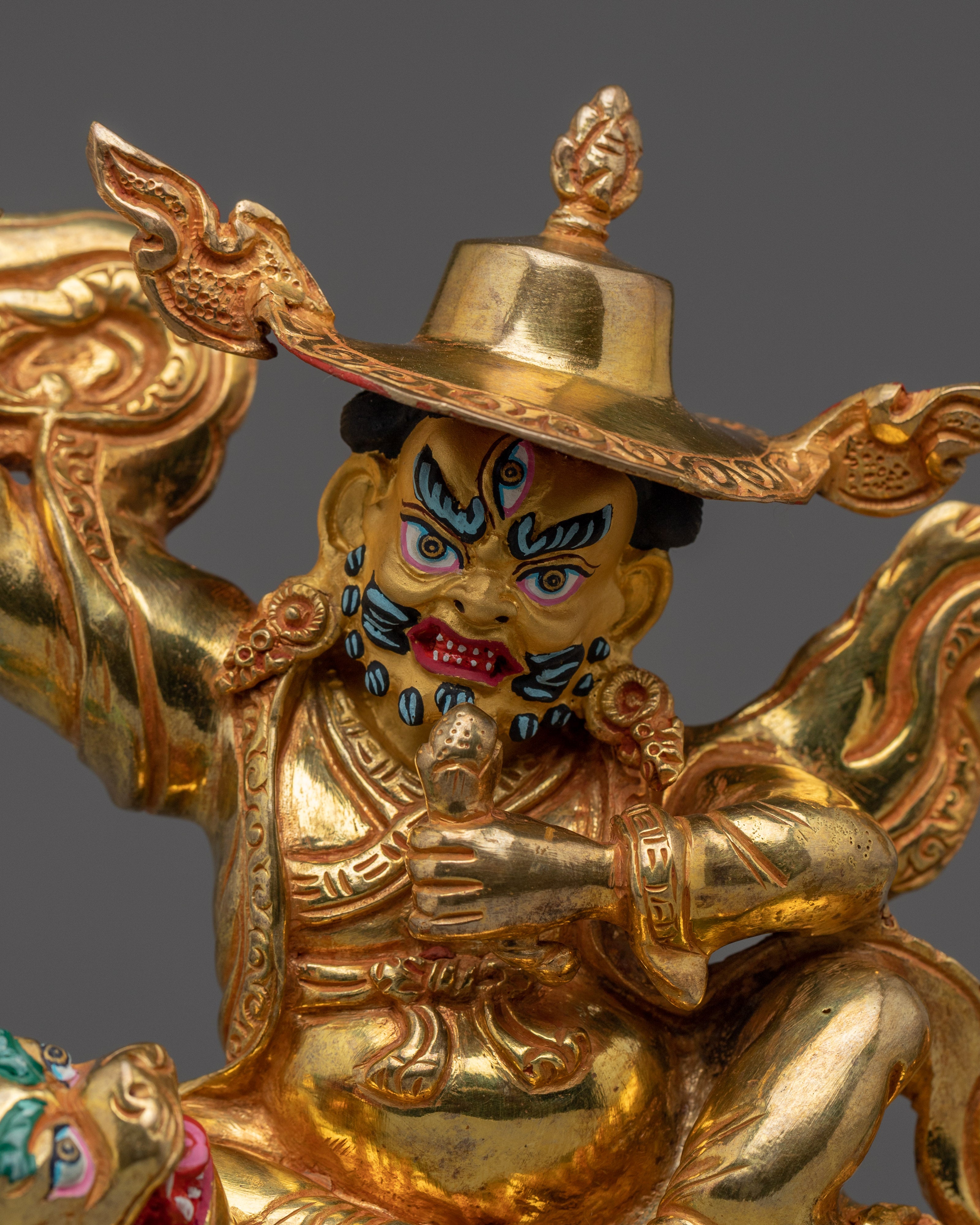 Buddhist Deity Dorje Legpa Statue | Buddhist Worldly Protector