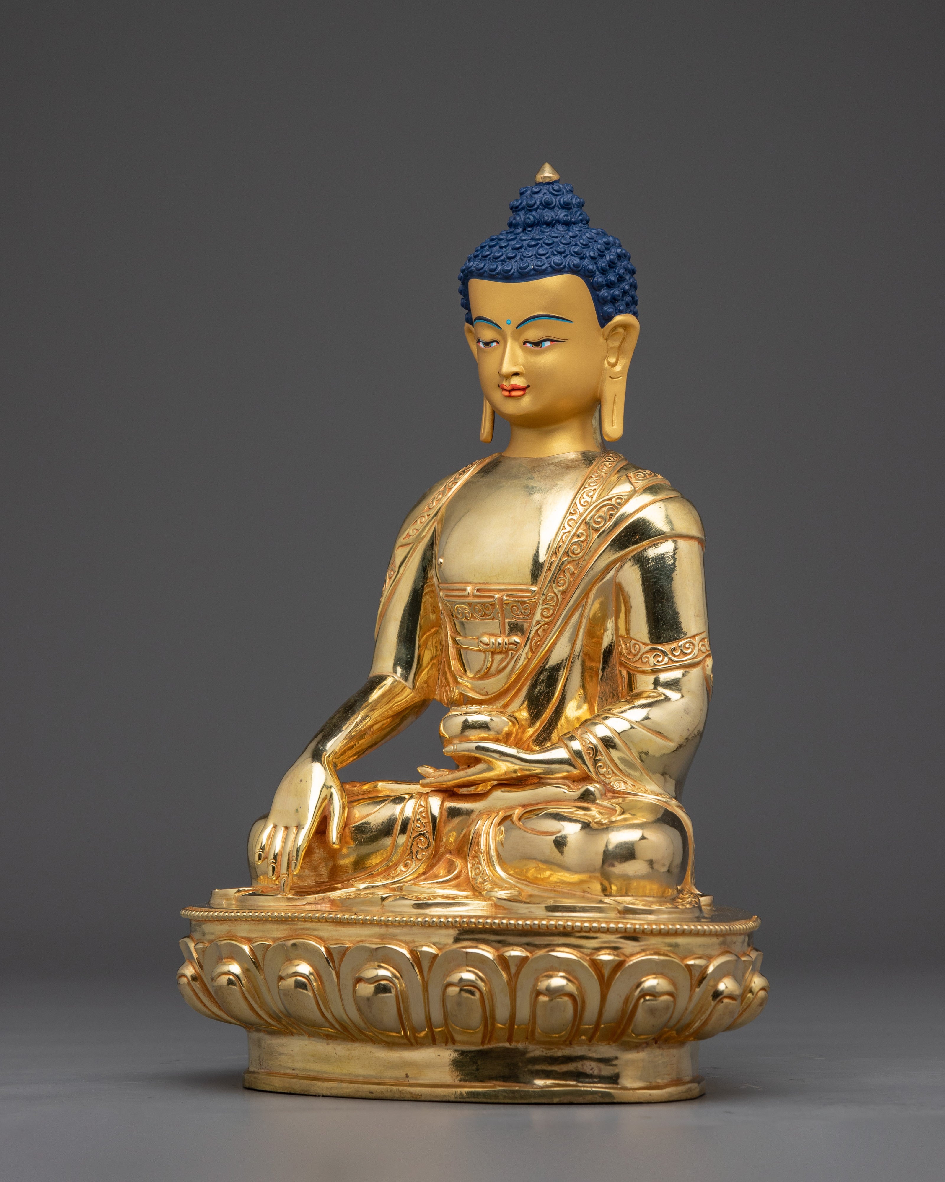 Shakyamuni Buddha, Sacred Dharma Symbol | Nepalese Buddhist Craft