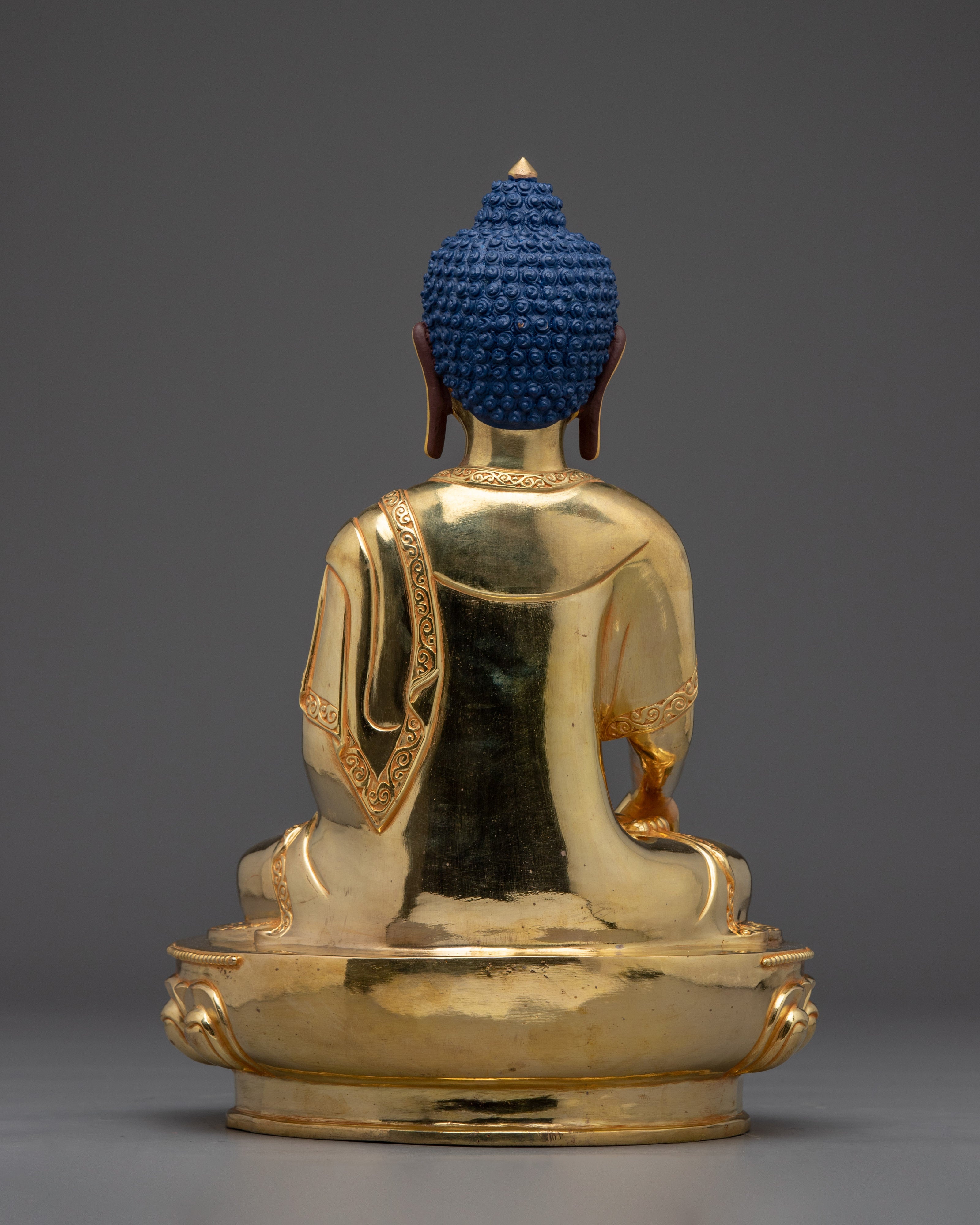 Shakyamuni Buddha, Sacred Dharma Symbol | Nepalese Buddhist Craft