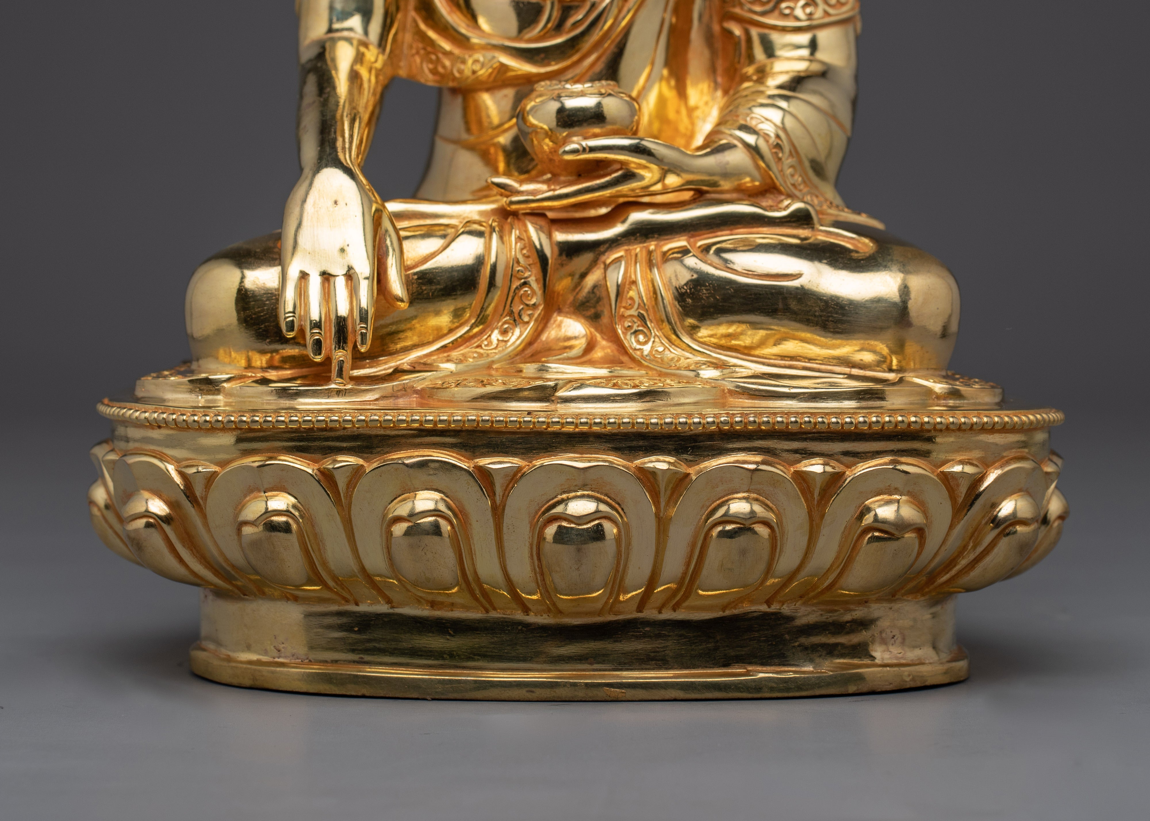 Shakyamuni Buddha, Sacred Dharma Symbol | Nepalese Buddhist Craft