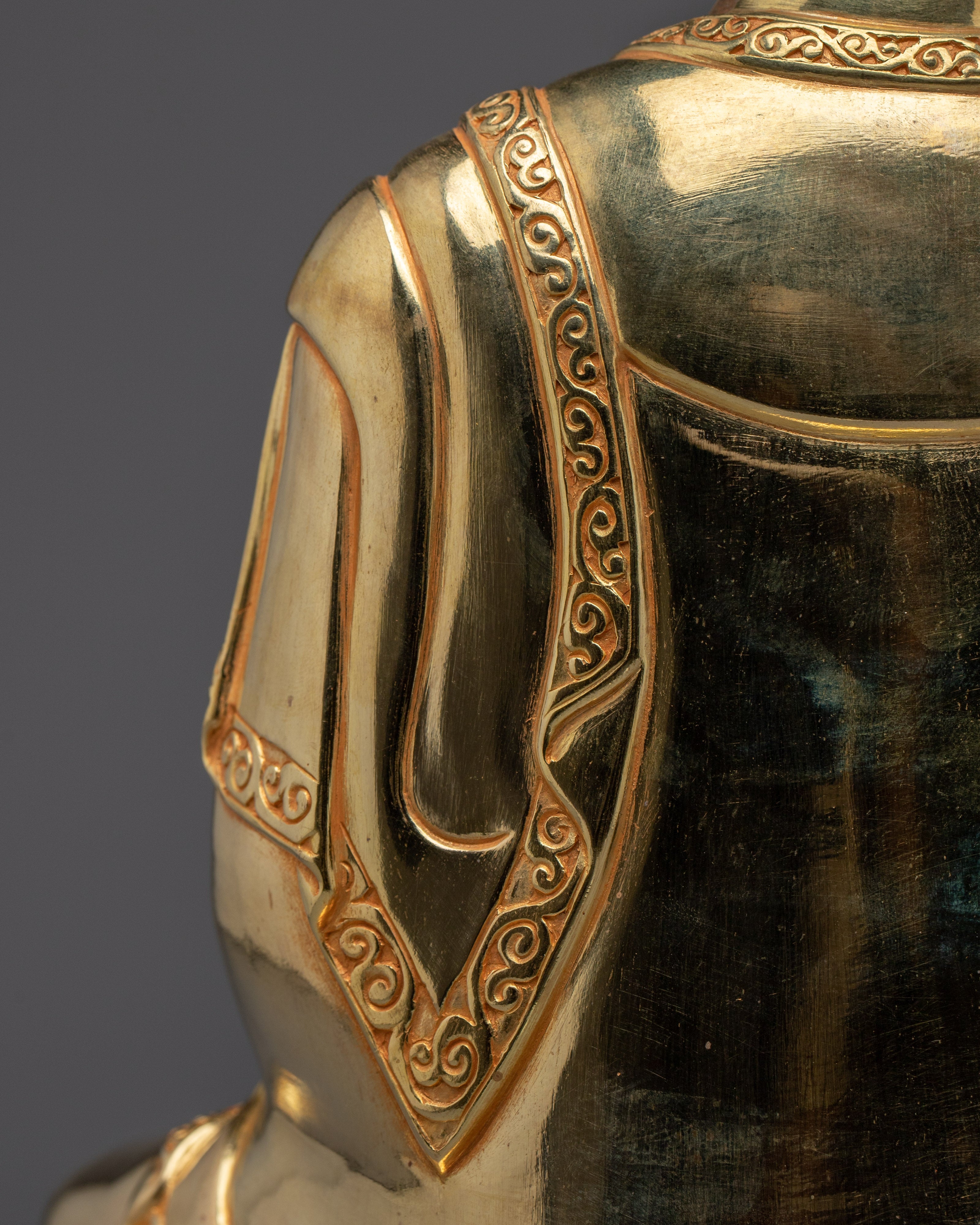 Shakyamuni Buddha, Sacred Dharma Symbol | Nepalese Buddhist Craft