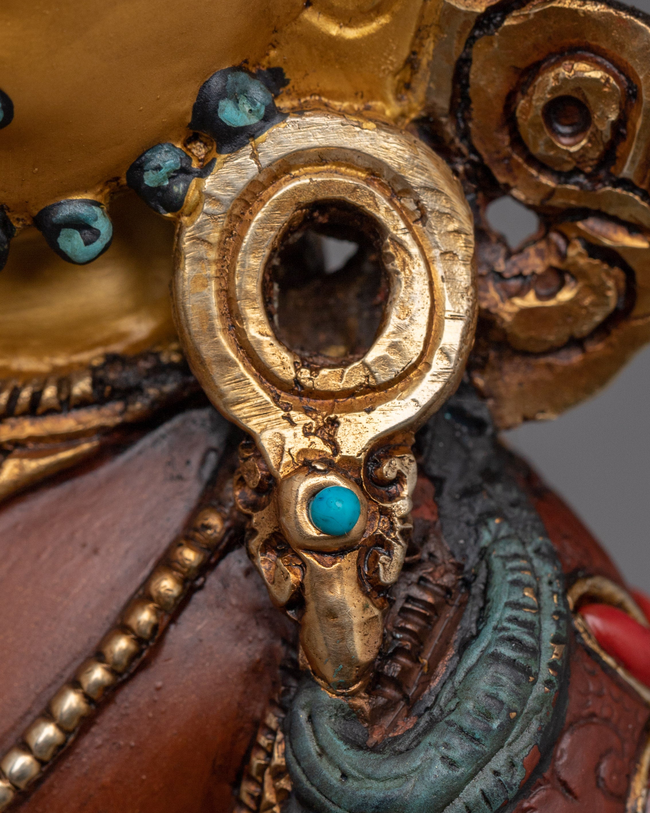 Prosperity Deity Dzambhala Figurine | Buddhist Guardian of Wealth