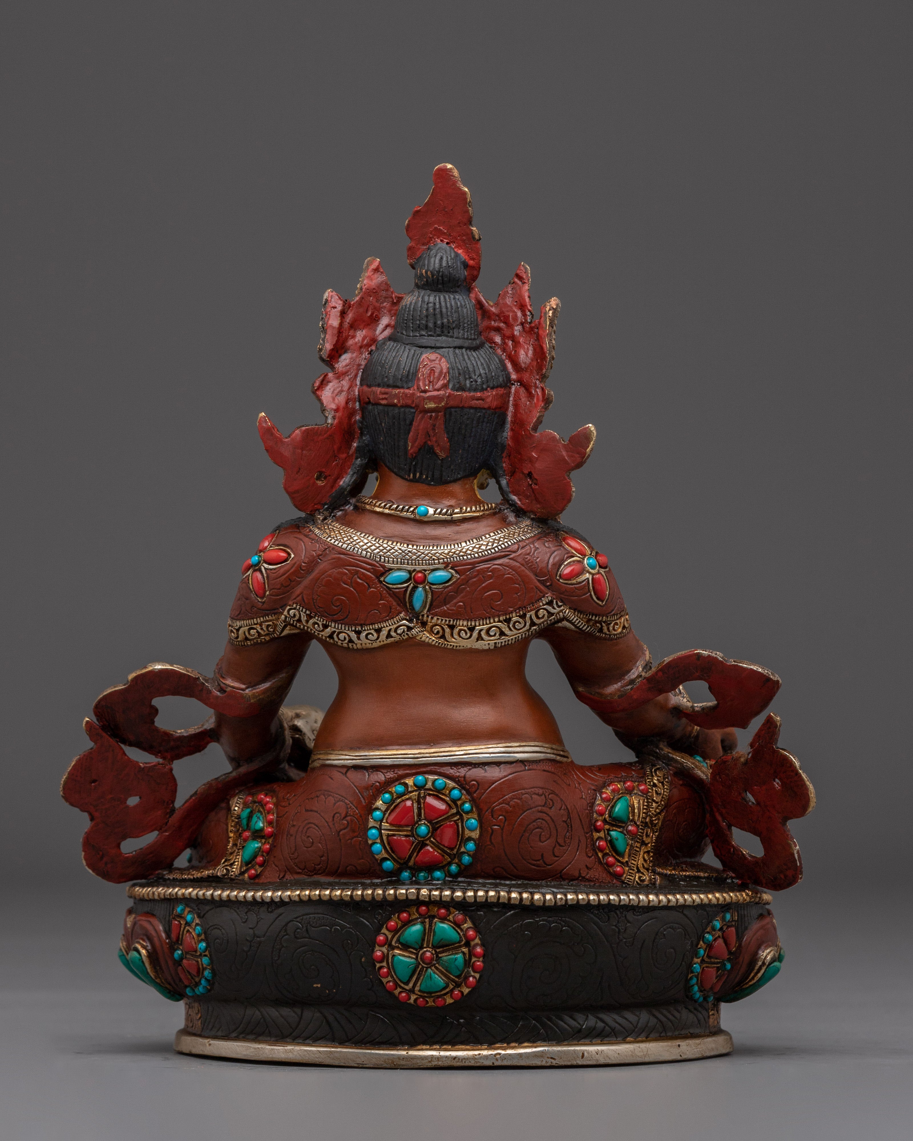 Prosperity Deity Dzambhala Figurine | Buddhist Guardian of Wealth