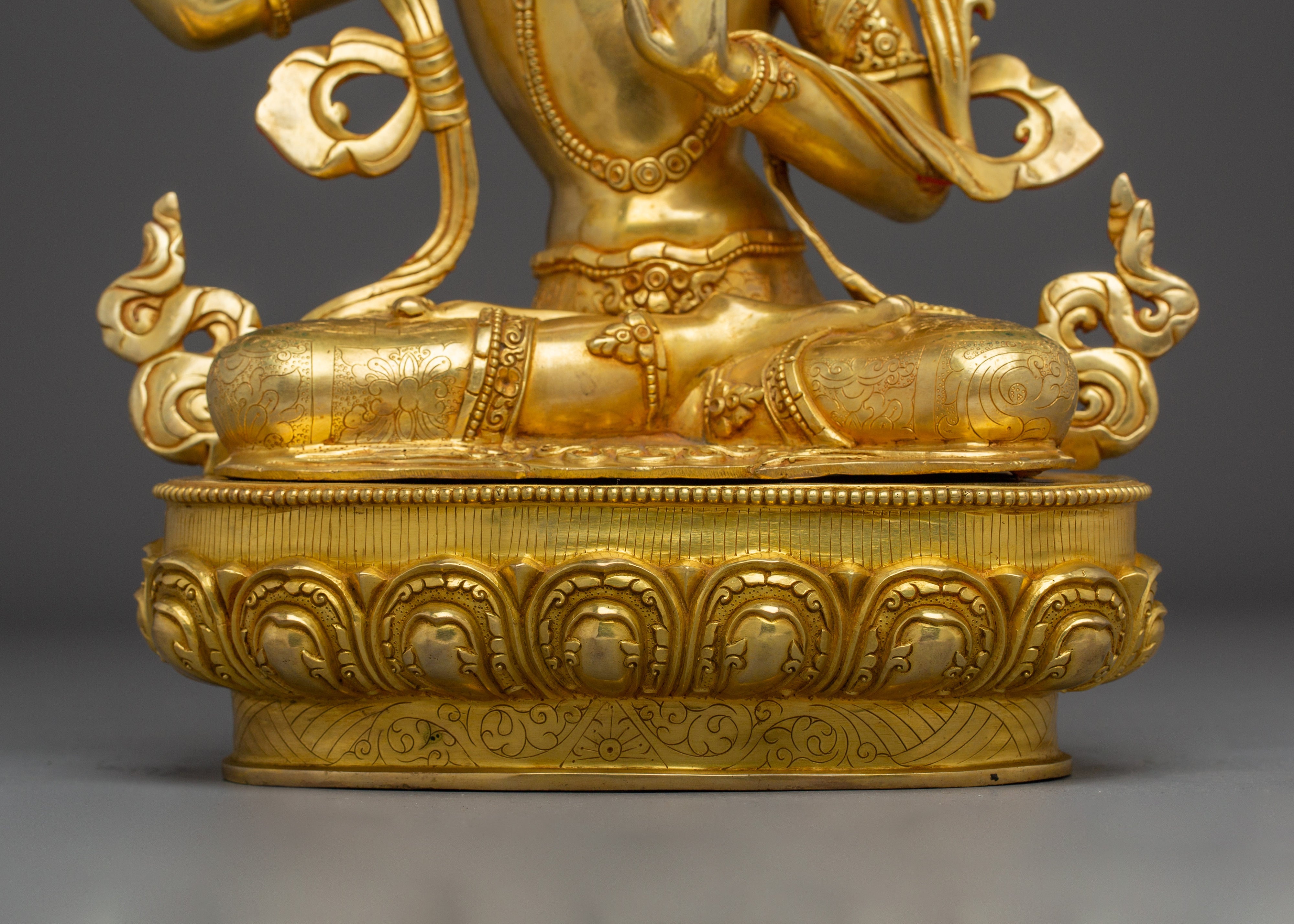 Vajrayana Deity Manjushri Handmade Statue | Enlightened wisdom