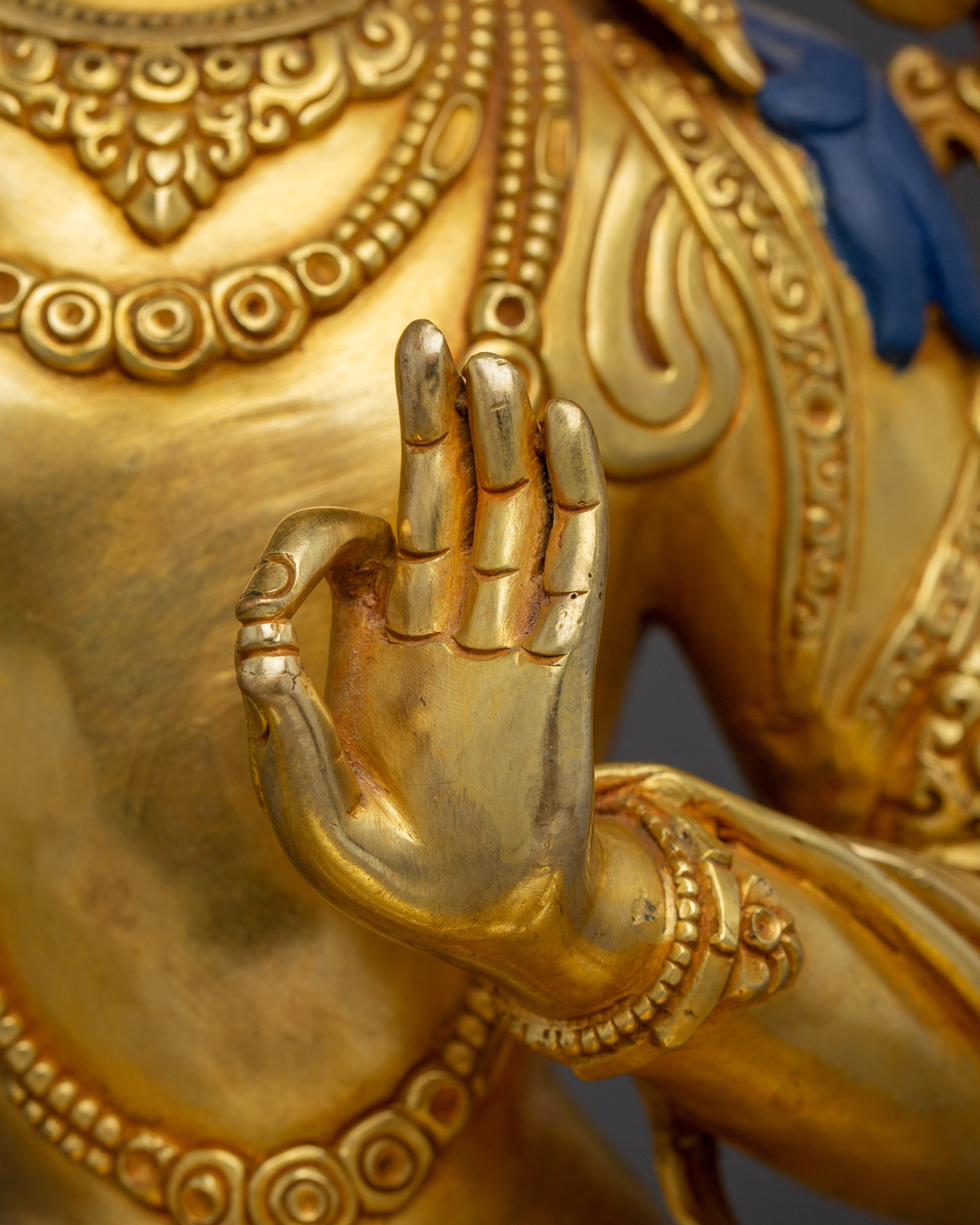 Vajrayana Deity Manjushri Handmade Statue | Enlightened wisdom