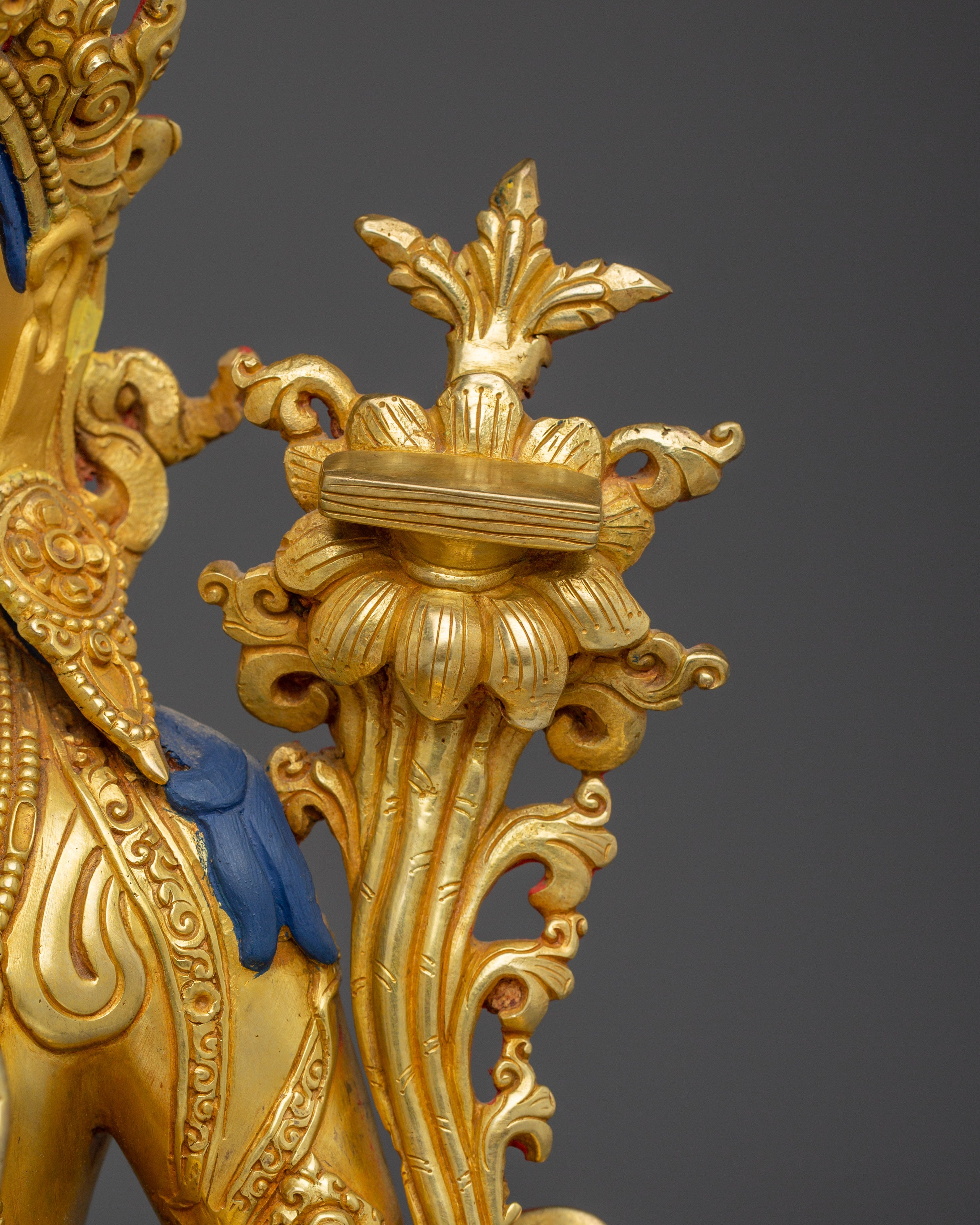 Vajrayana Deity Manjushri Handmade Statue | Enlightened wisdom