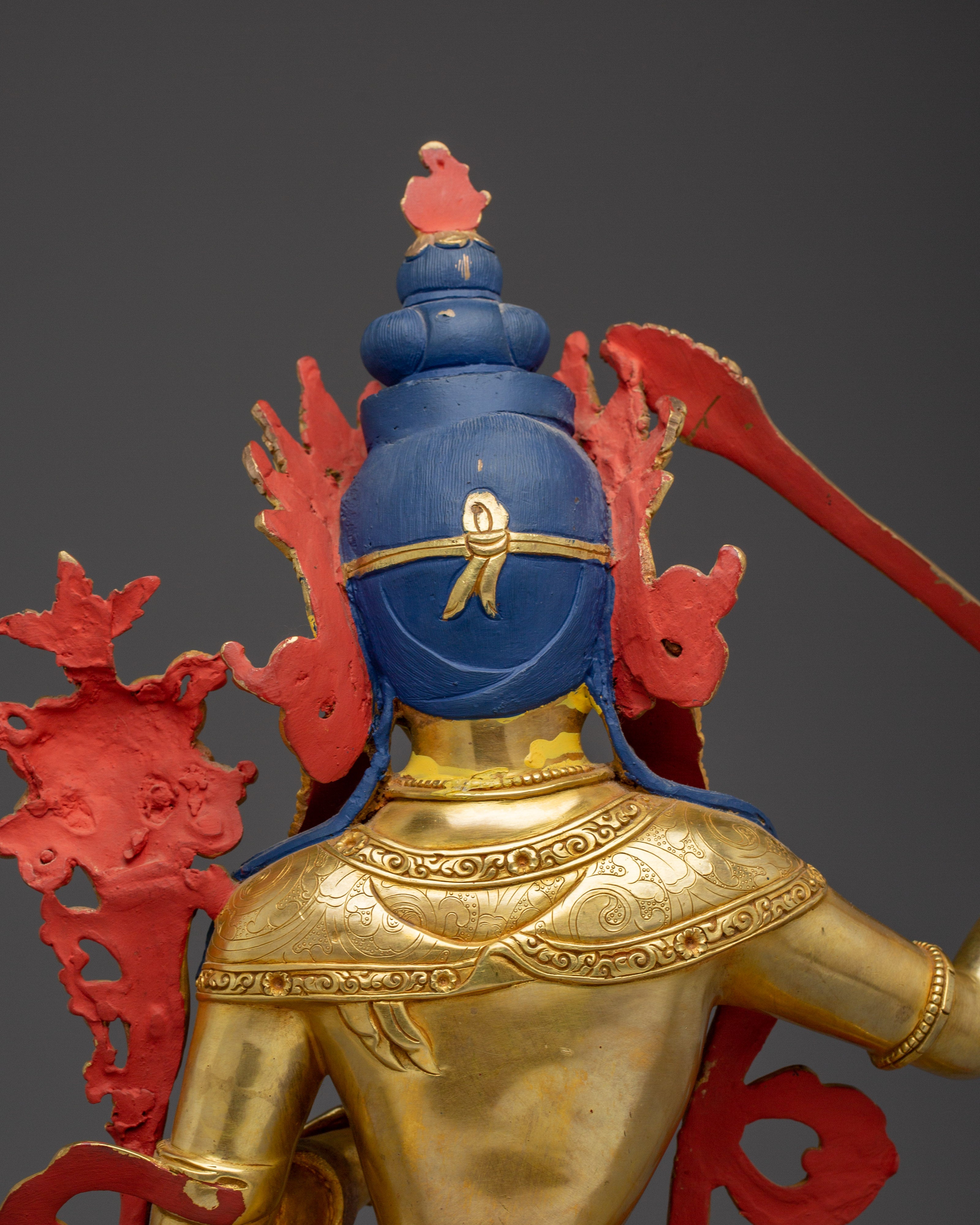 Vajrayana Deity Manjushri Handmade Statue | Enlightened wisdom