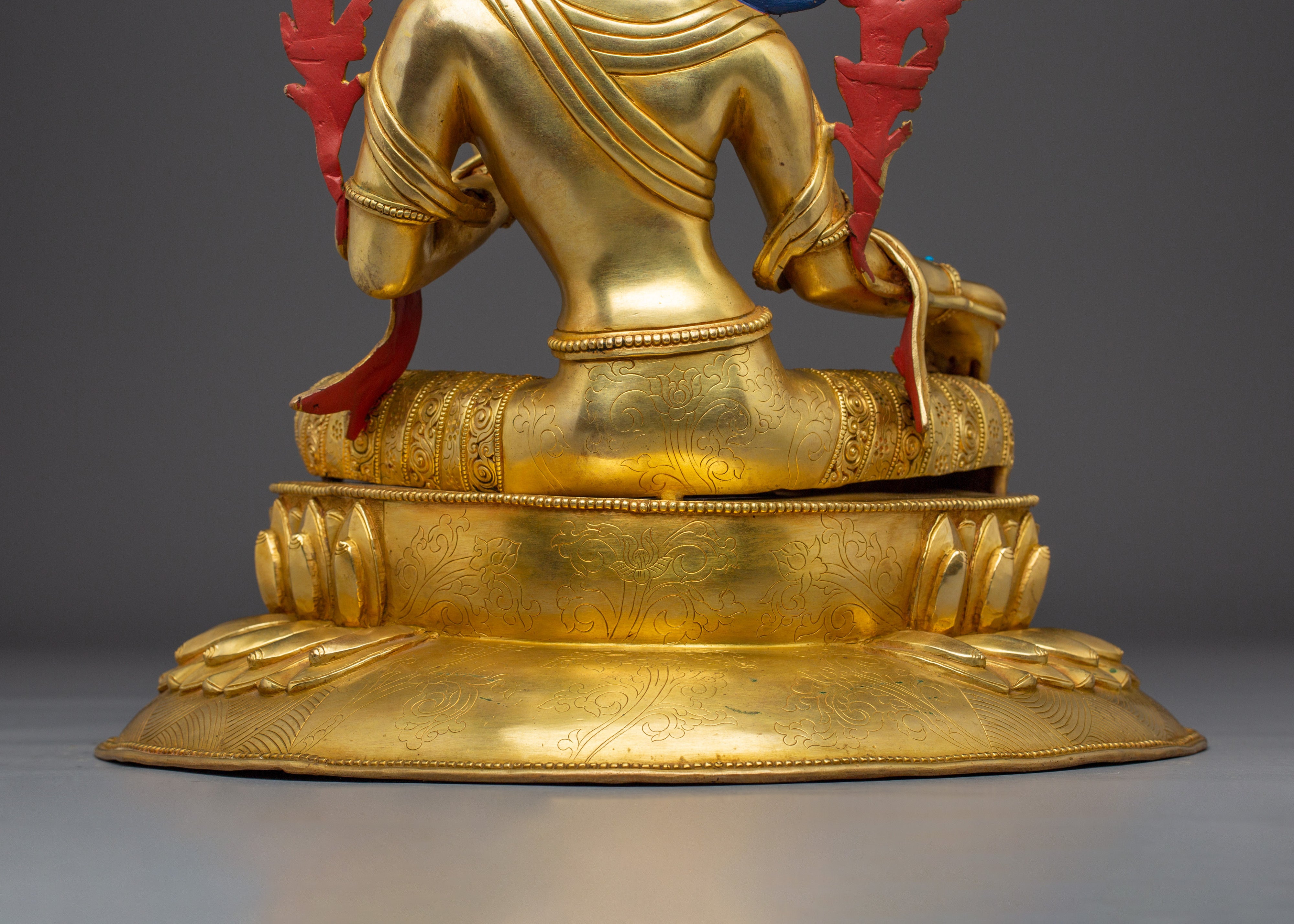 Golden Copper Green Tara Art | Embodies Compassion and Protection