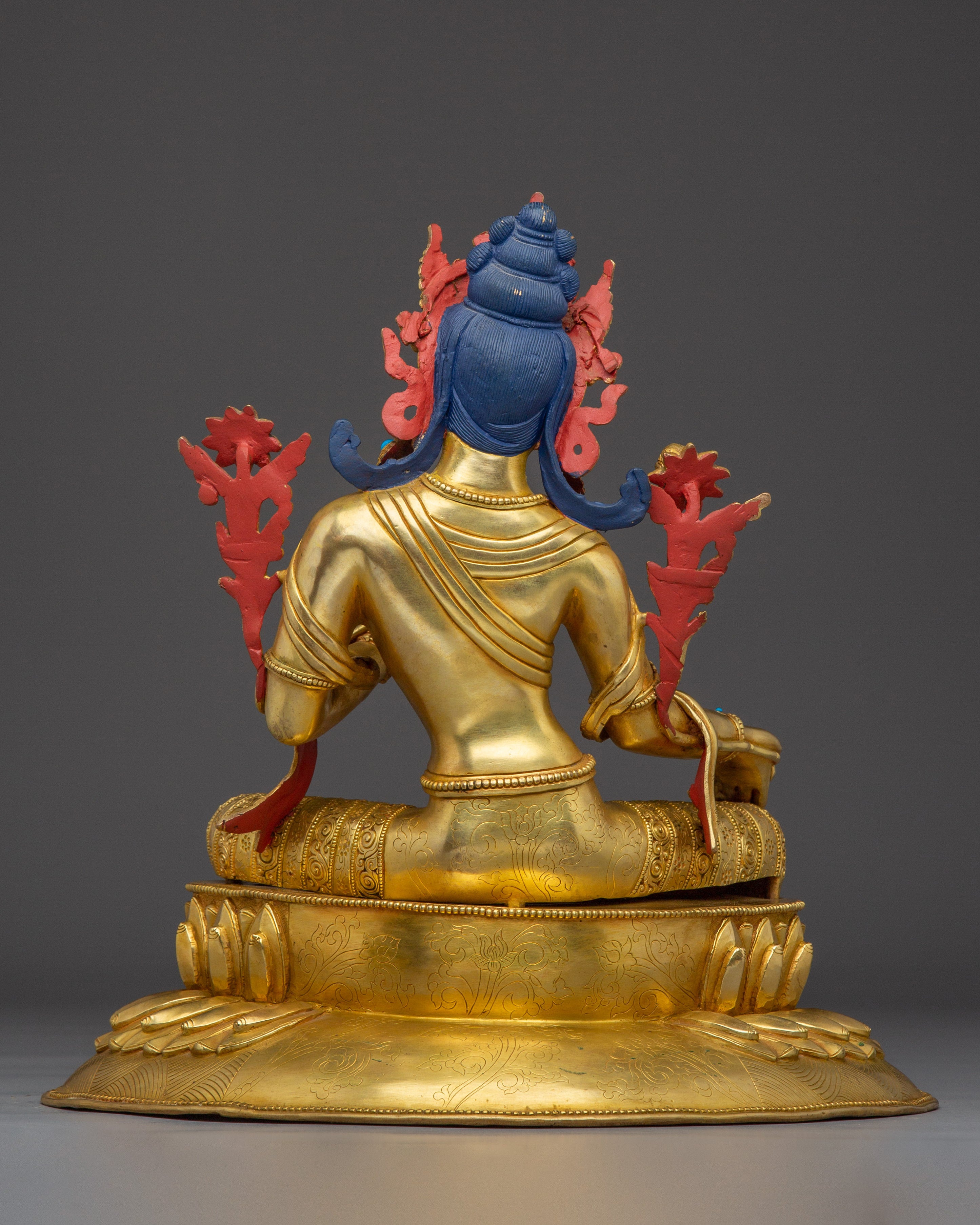 Golden Copper Green Tara Art | Embodies Compassion and Protection