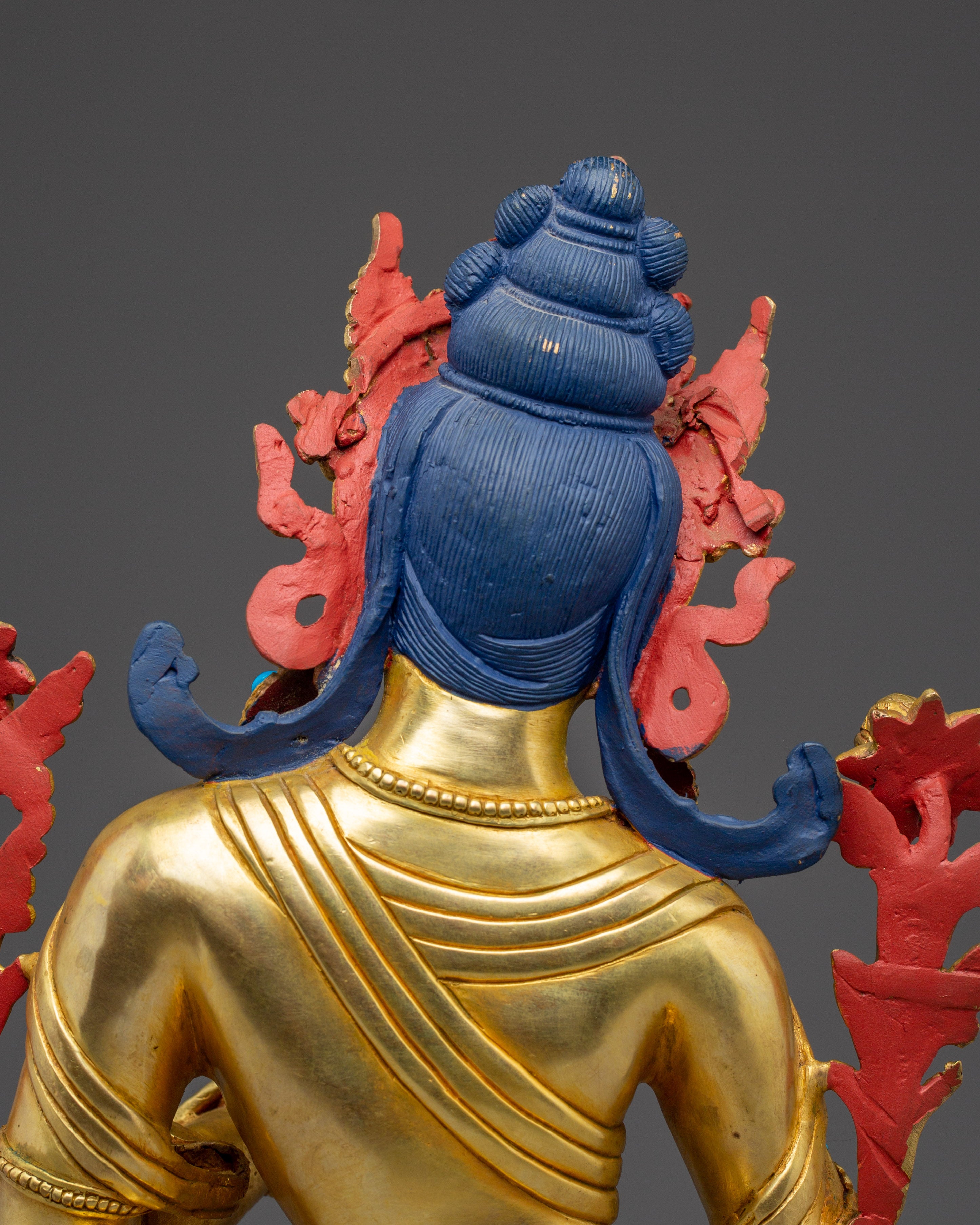 Golden Copper Green Tara Art | Embodies Compassion and Protection