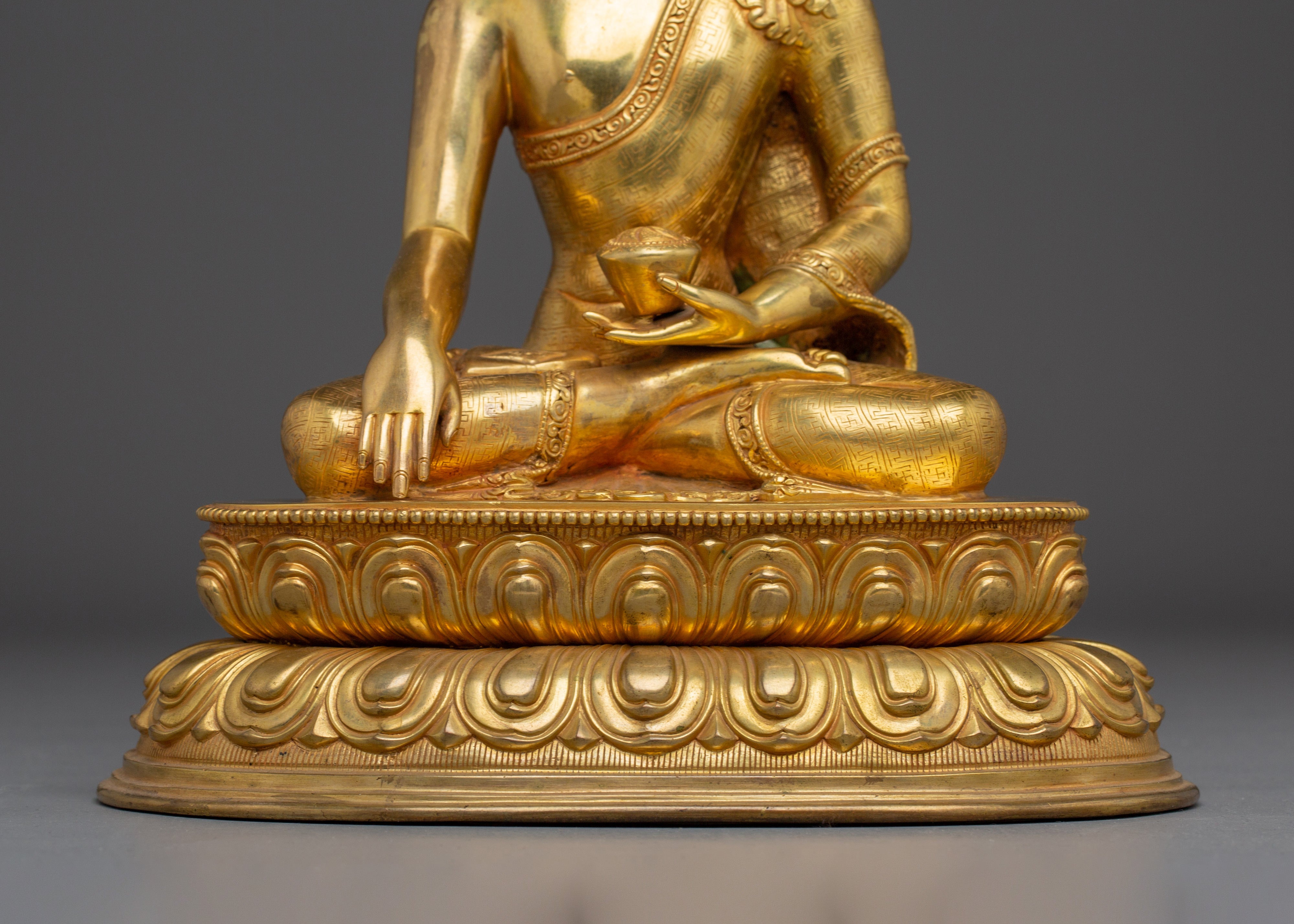 Dharma Icon Shakyamuni Buddha Statue | Historical Gautama Buddha Artwork