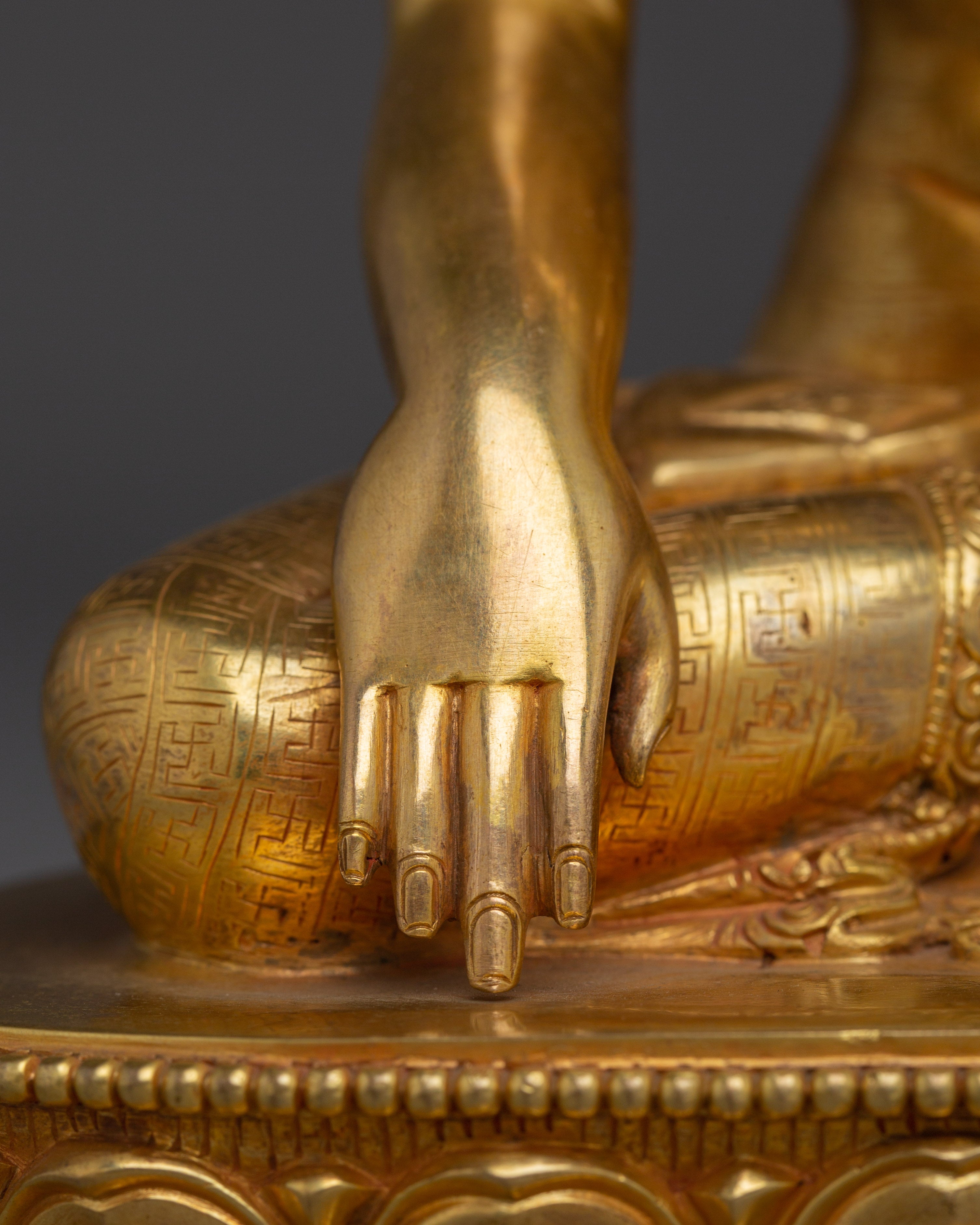 Dharma Icon Shakyamuni Buddha Statue | Historical Gautama Buddha Artwork