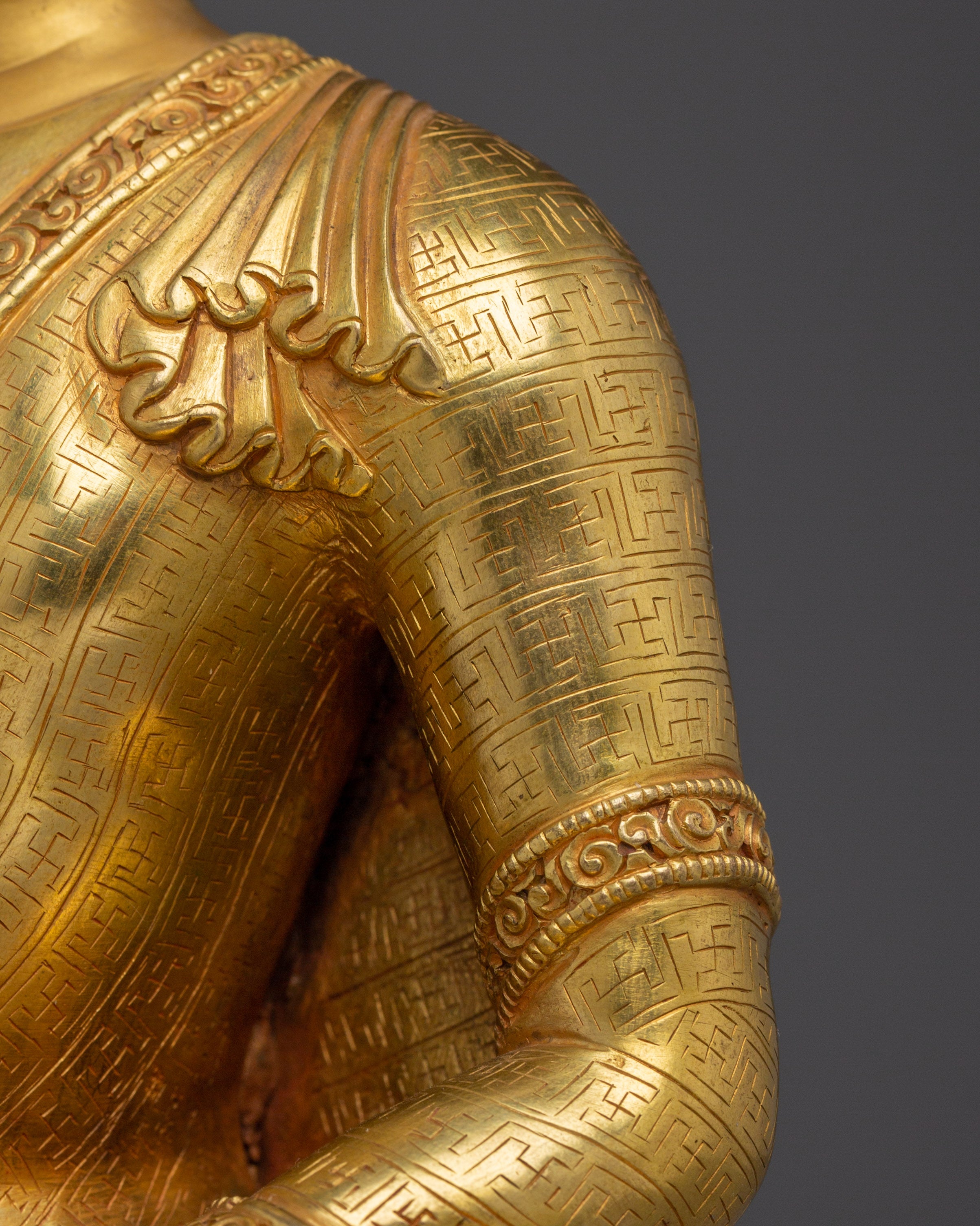 Dharma Icon Shakyamuni Buddha Statue | Historical Gautama Buddha Artwork