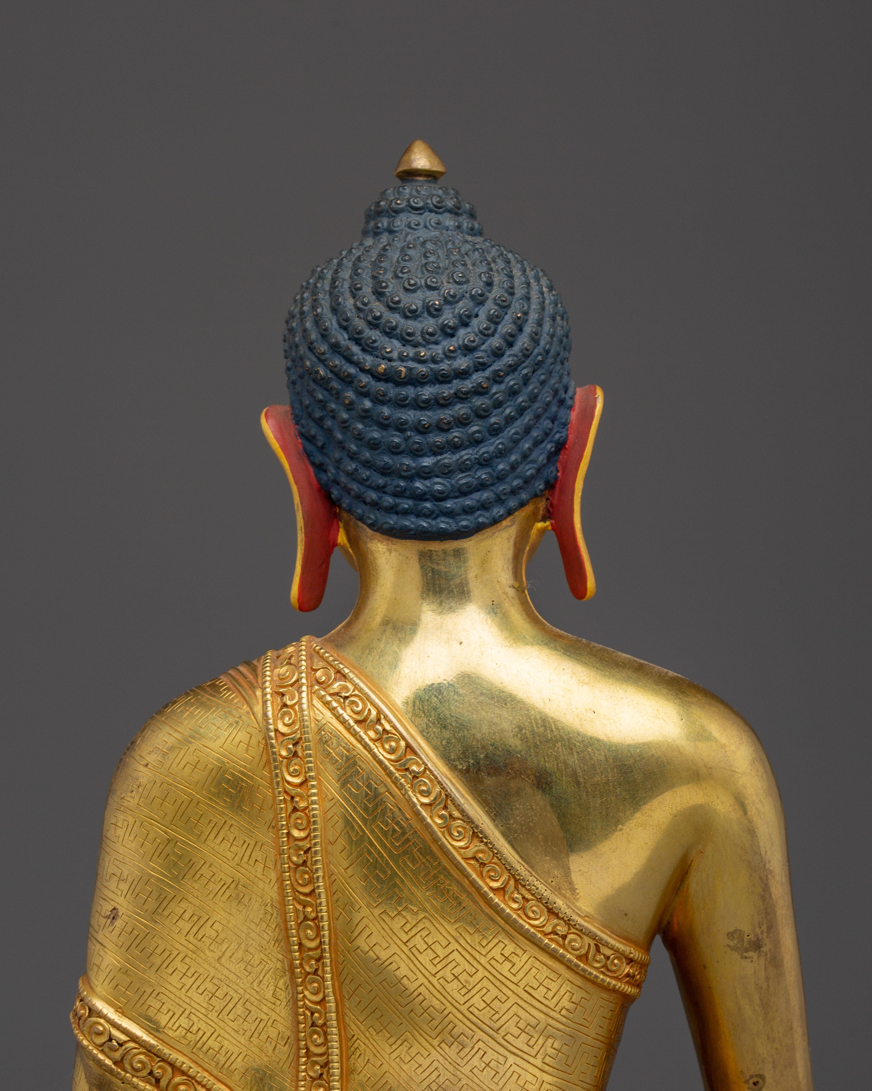 Dharma Icon Shakyamuni Buddha Statue | Historical Gautama Buddha Artwork