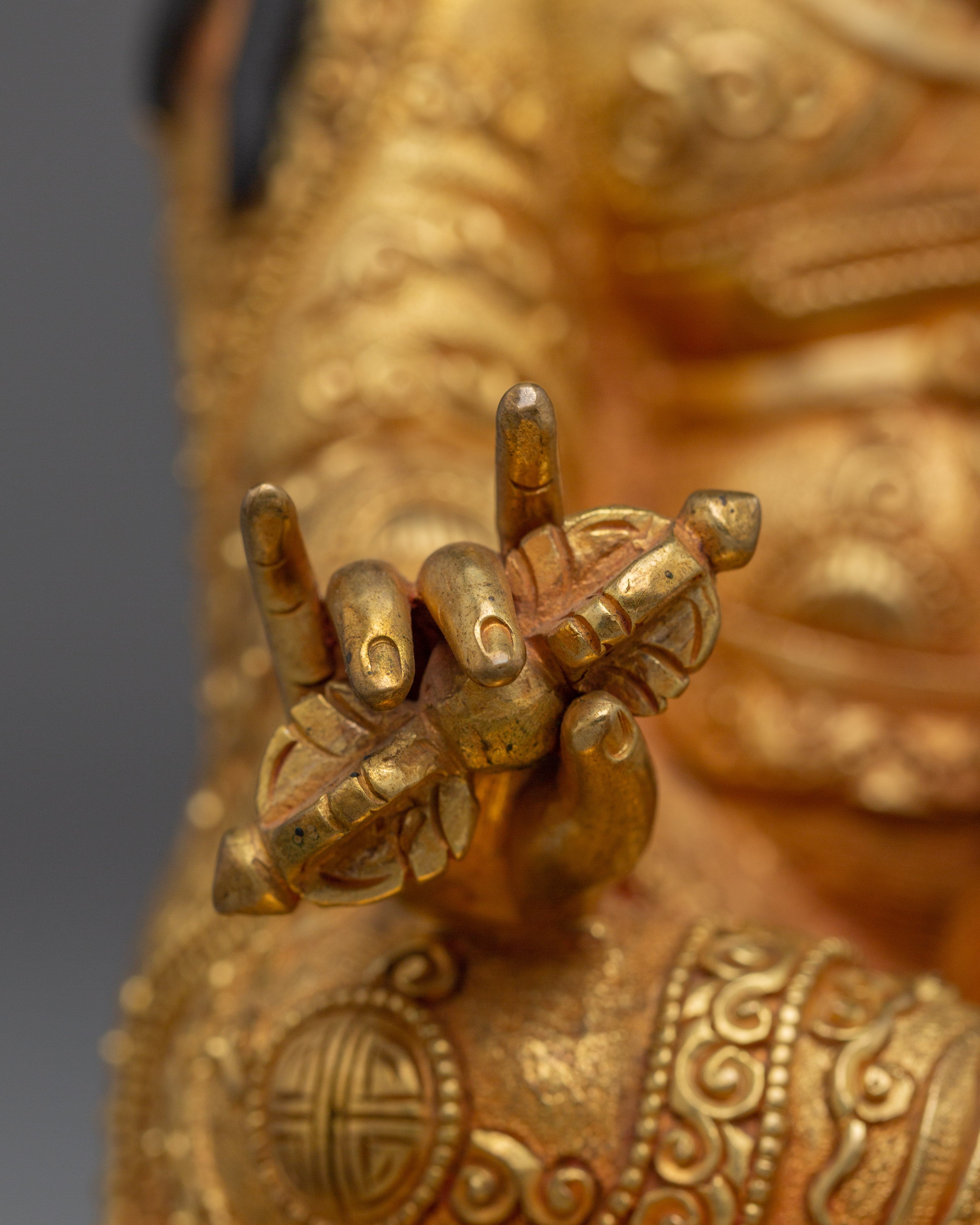 Tantric Buddhism Icon Guru Rinpoche | Handmade Nepal Art