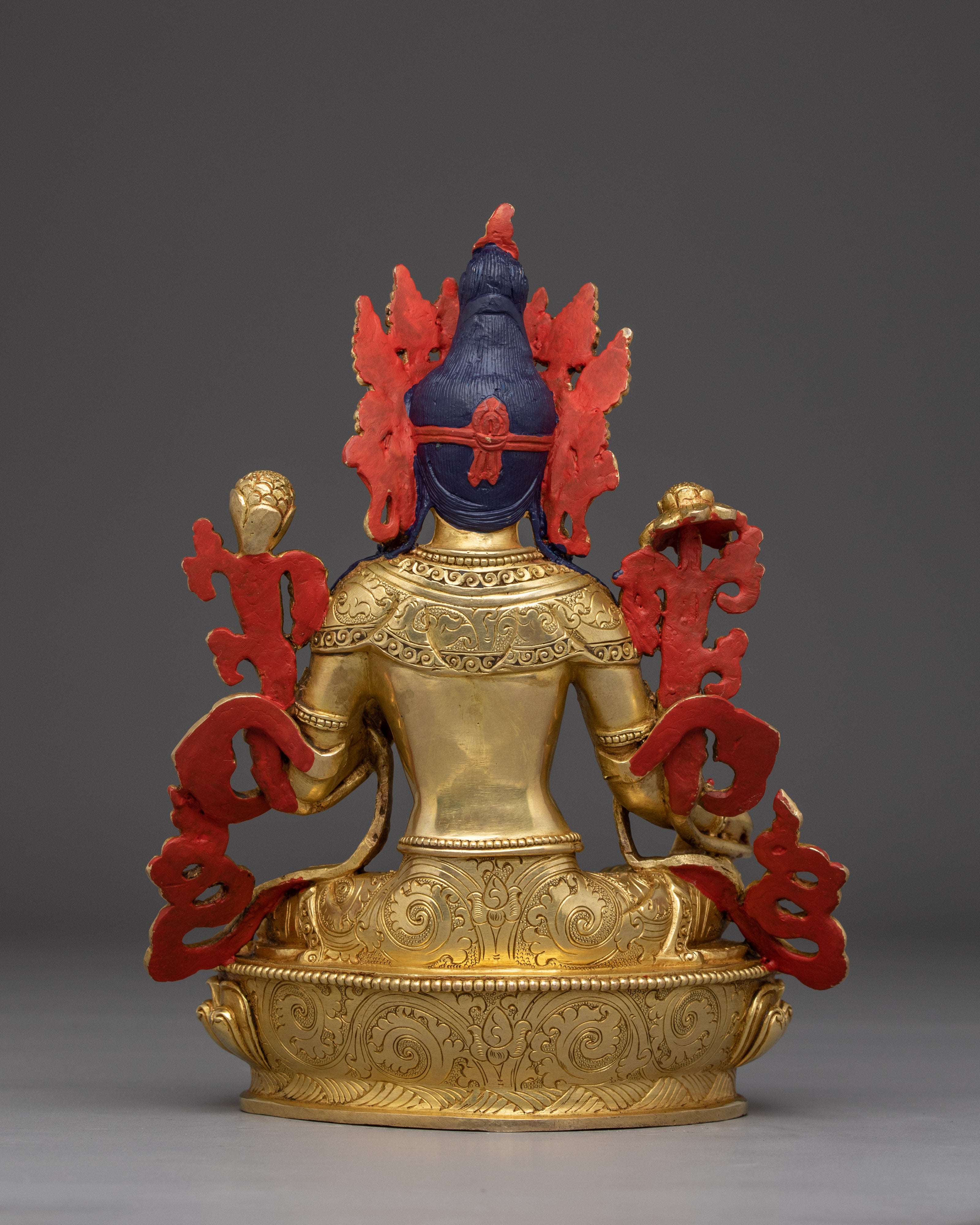 Compassionate Green Tara Copper Statue | Mother of All Buddhas