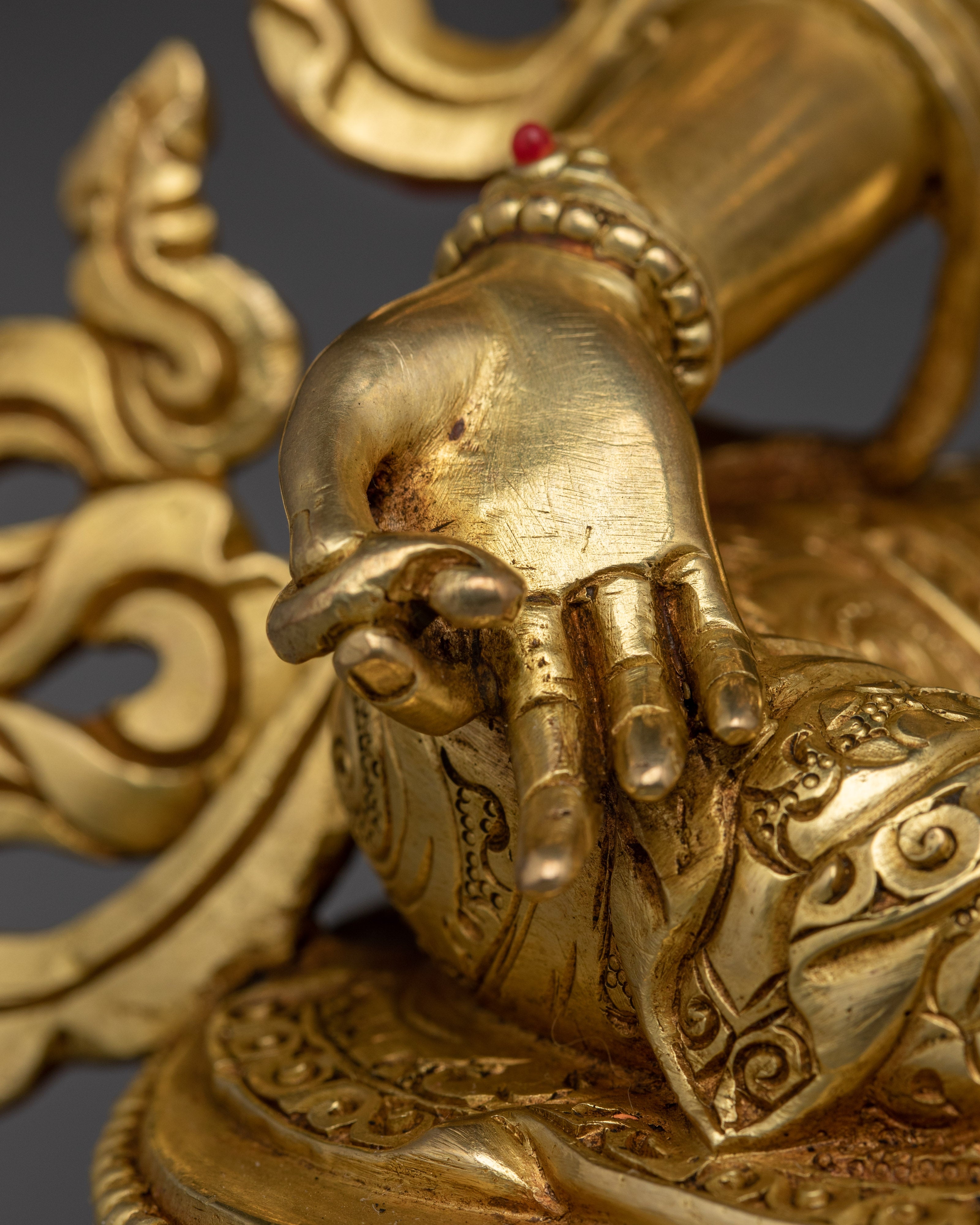 Compassionate Green Tara Copper Statue | Mother of All Buddhas