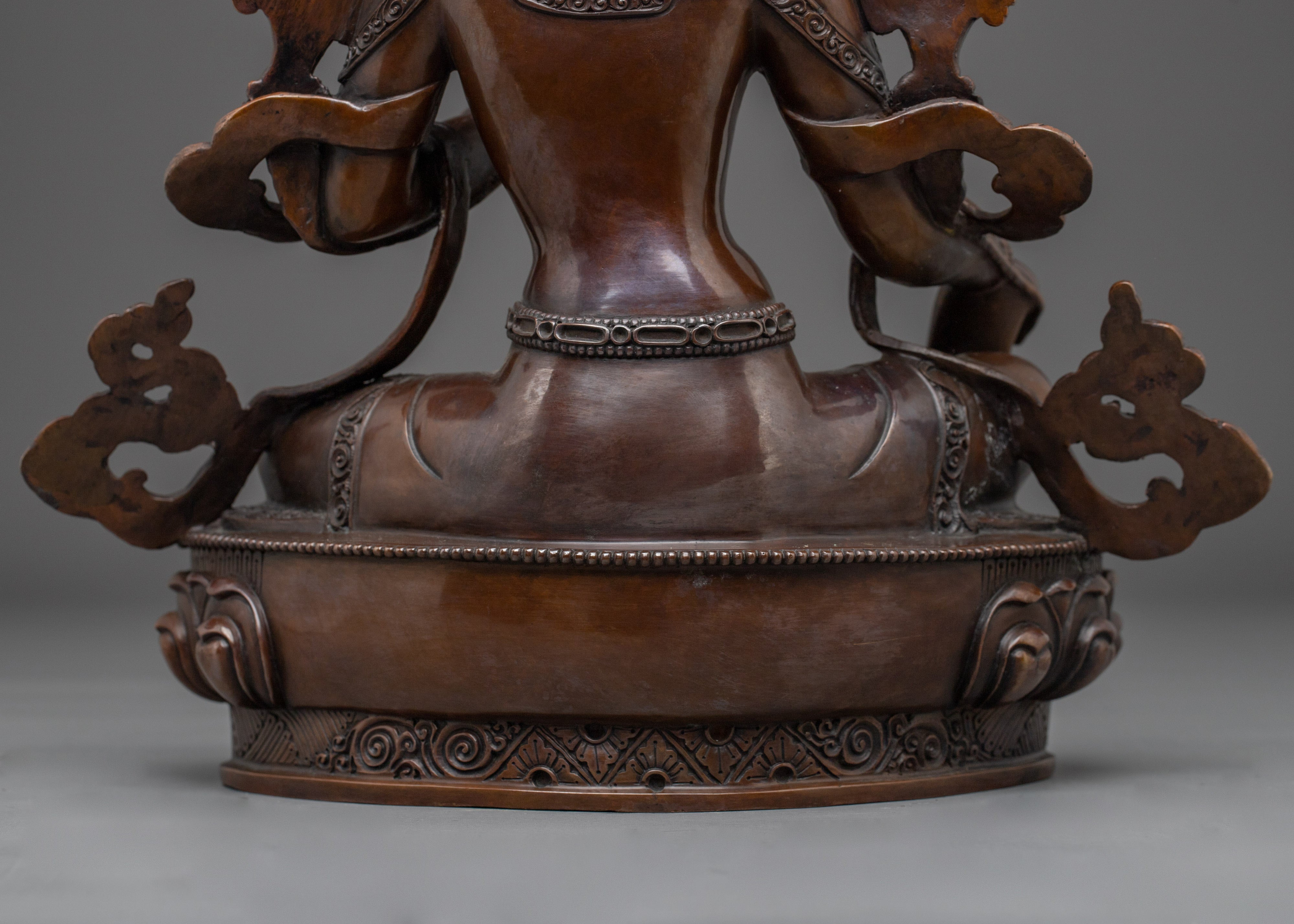 Tibetan Green Tara Artwork | Female Buddha