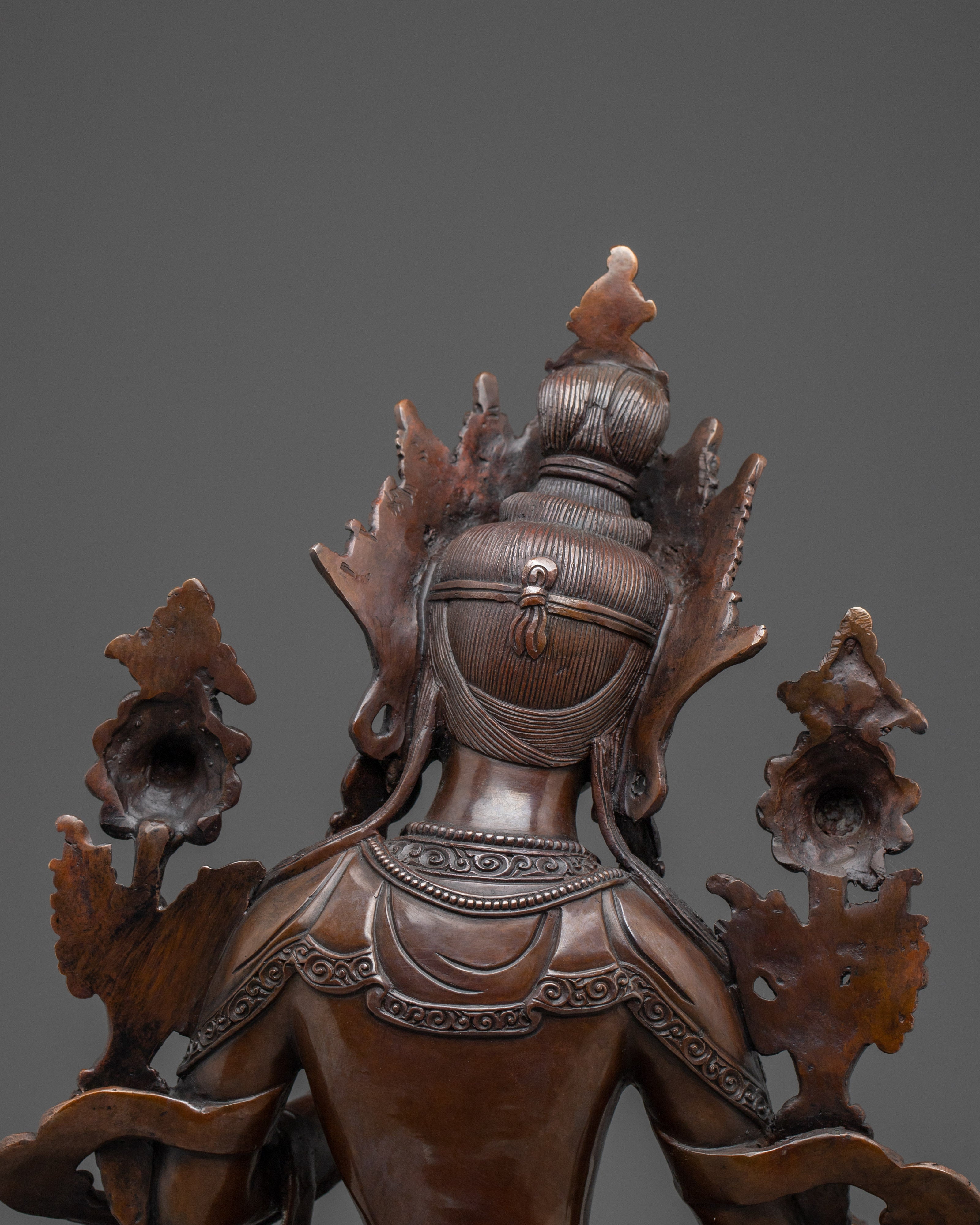 Tibetan Green Tara Artwork | Female Buddha