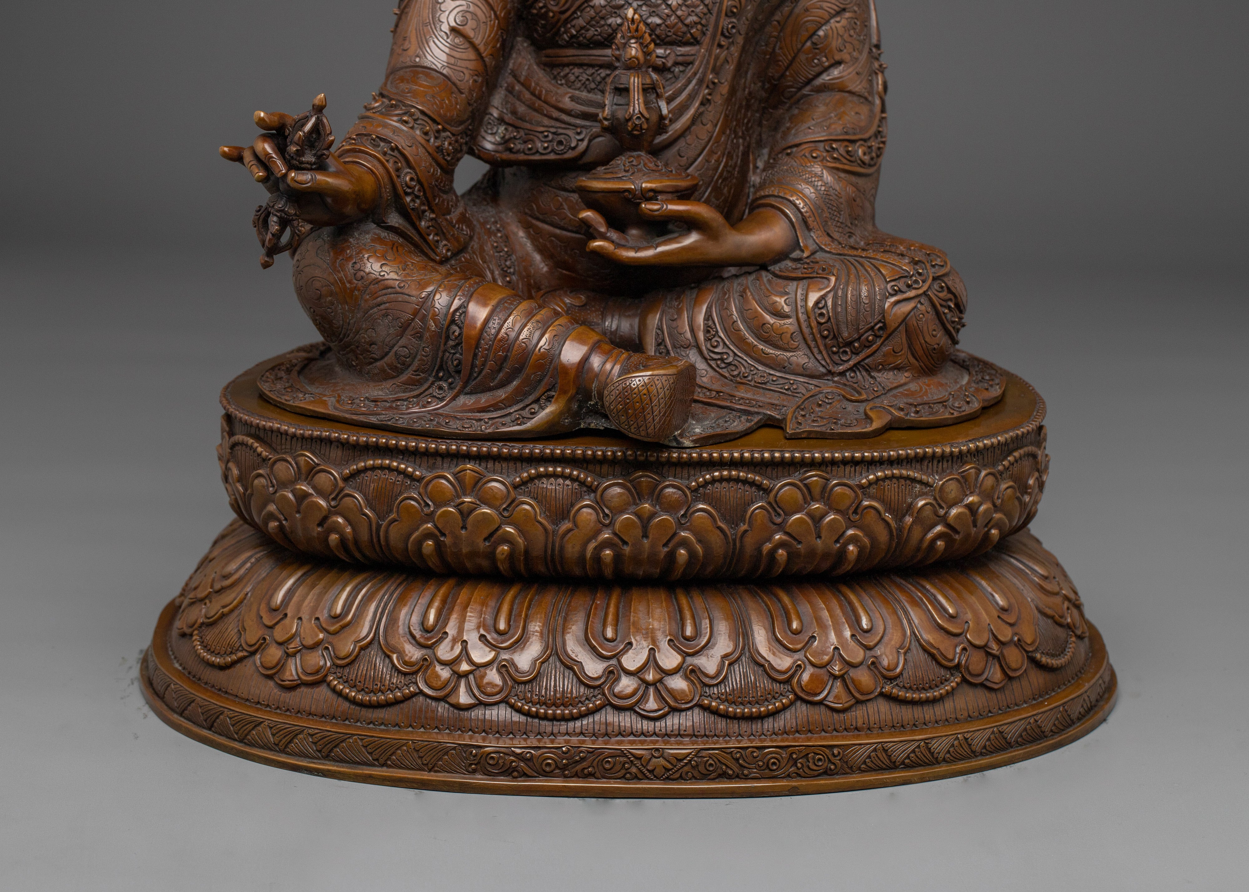 Buddhist Teacher Statue of Guru Rinpoche | Padmasambhava Deity