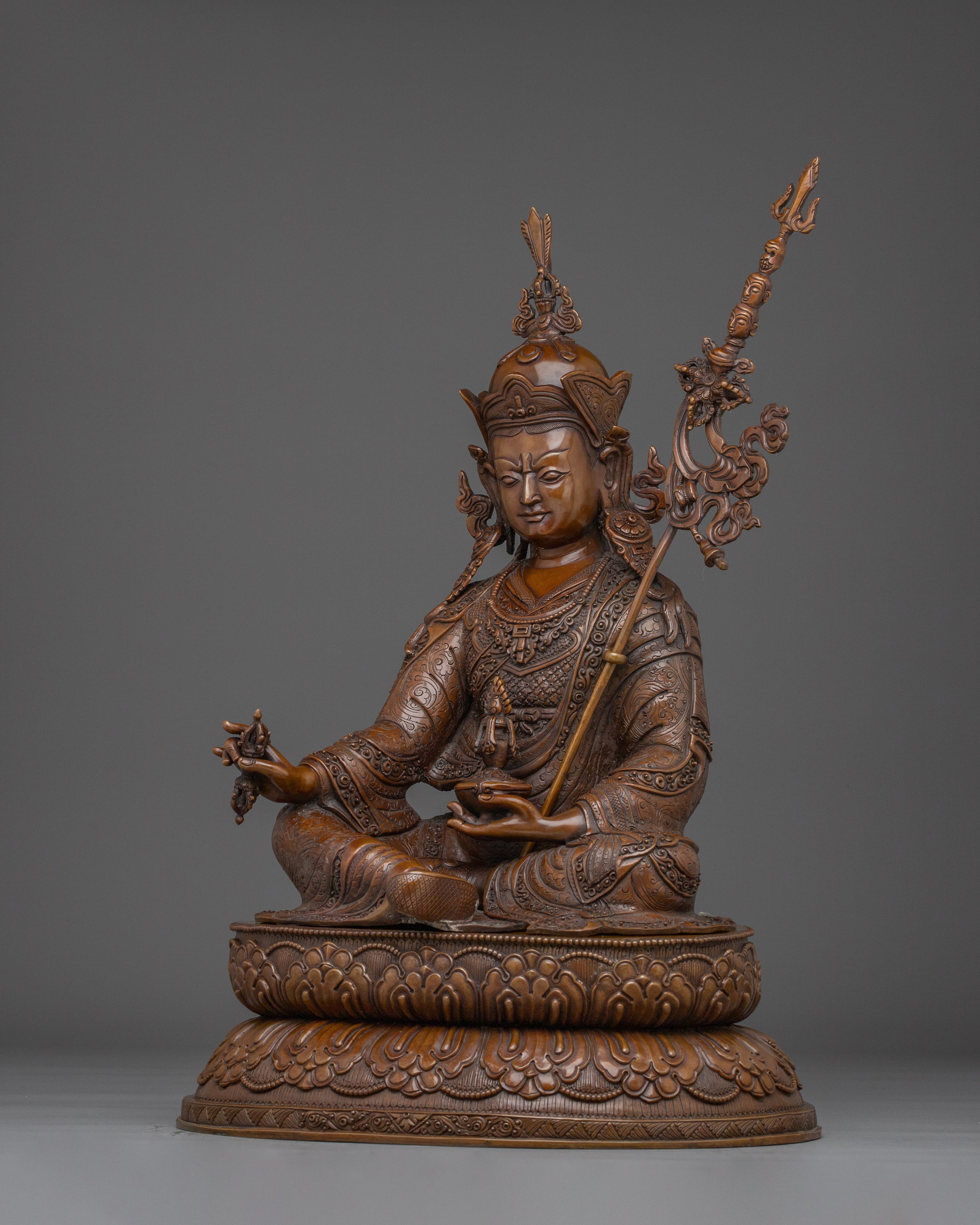 Buddhist Teacher Statue of Guru Rinpoche | Padmasambhava Deity