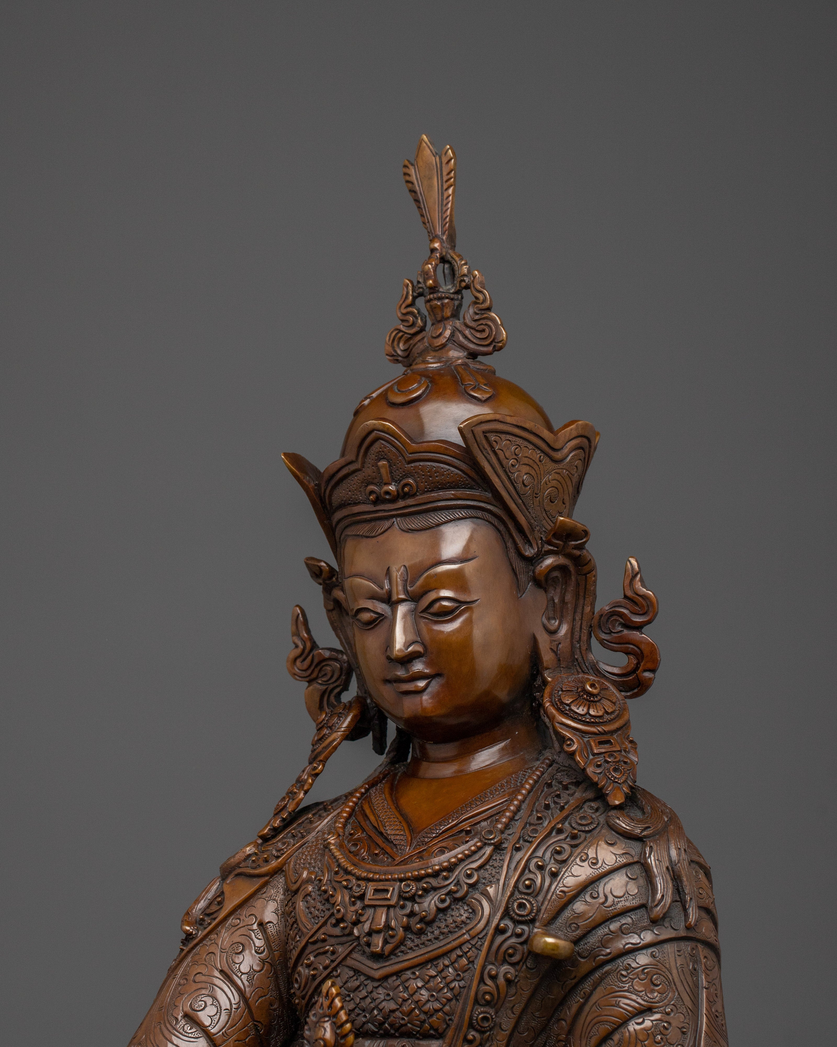 Buddhist Teacher Statue of Guru Rinpoche | Padmasambhava Deity