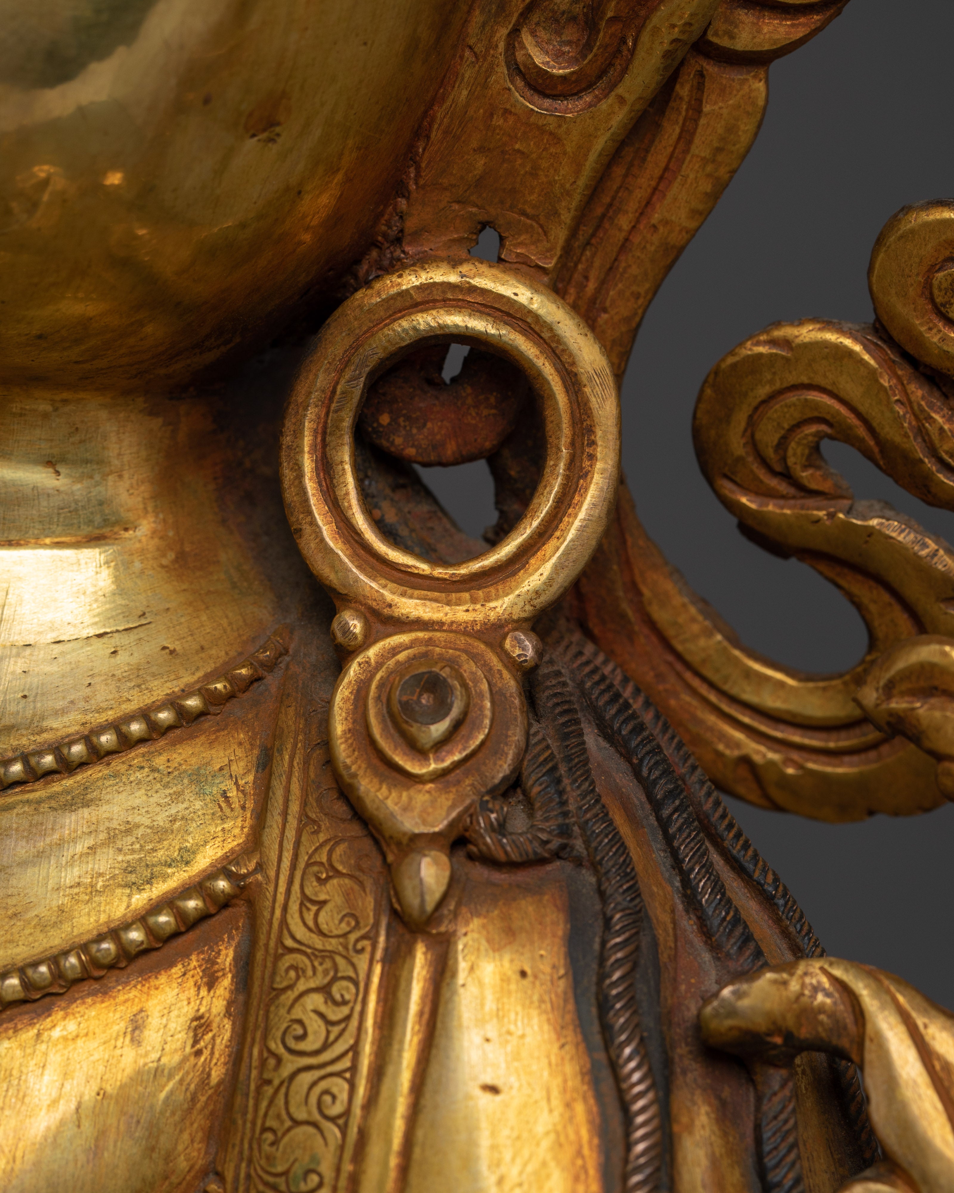 Radiant Wisdom Bodhisattva Manjushri Statue | Buddhist Spiritual Artwork