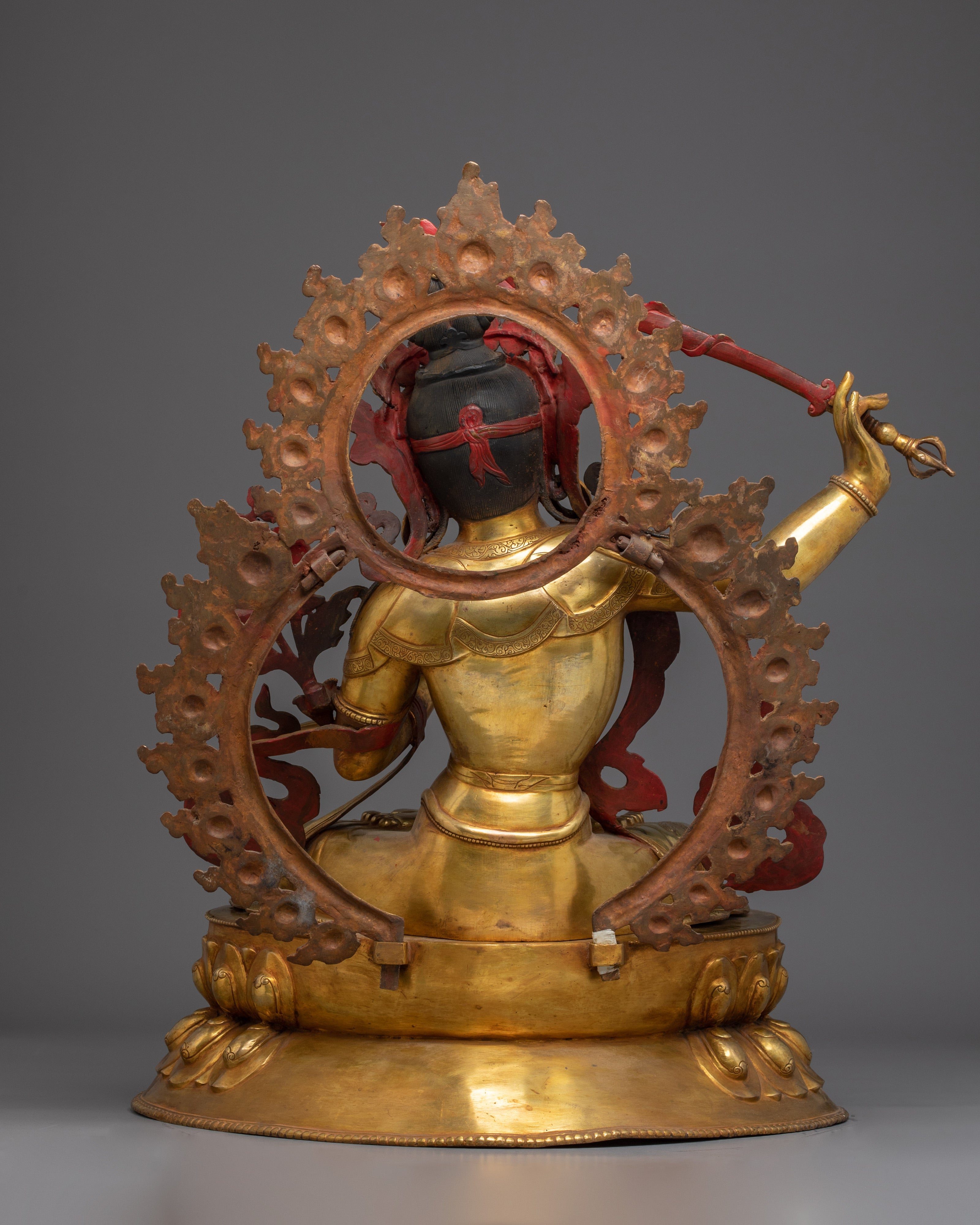 Radiant Wisdom Bodhisattva Manjushri Statue | Buddhist Spiritual Artwork