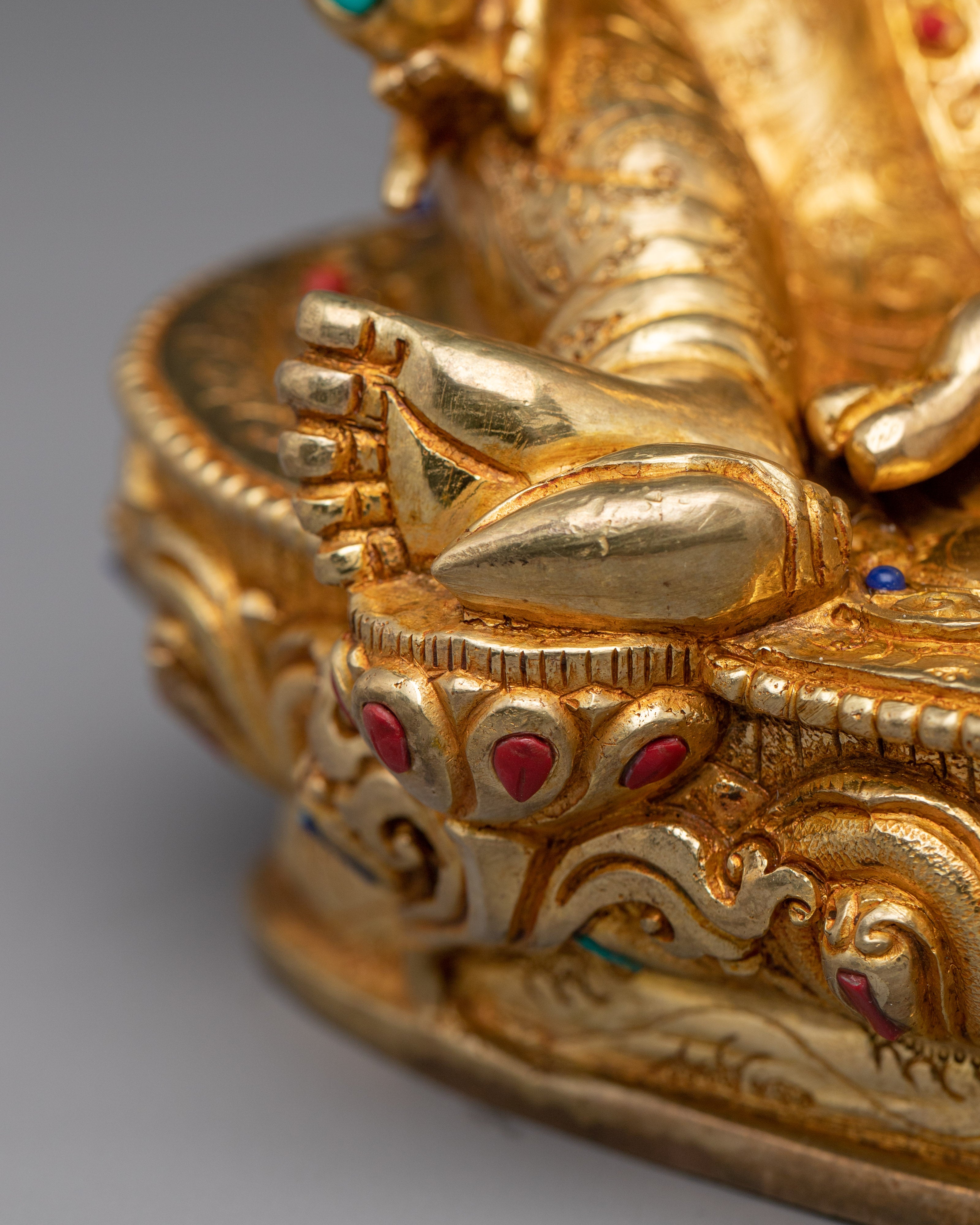 Divine Wealth Guardian Dzambhala Sculpture | Symbol of Abundance